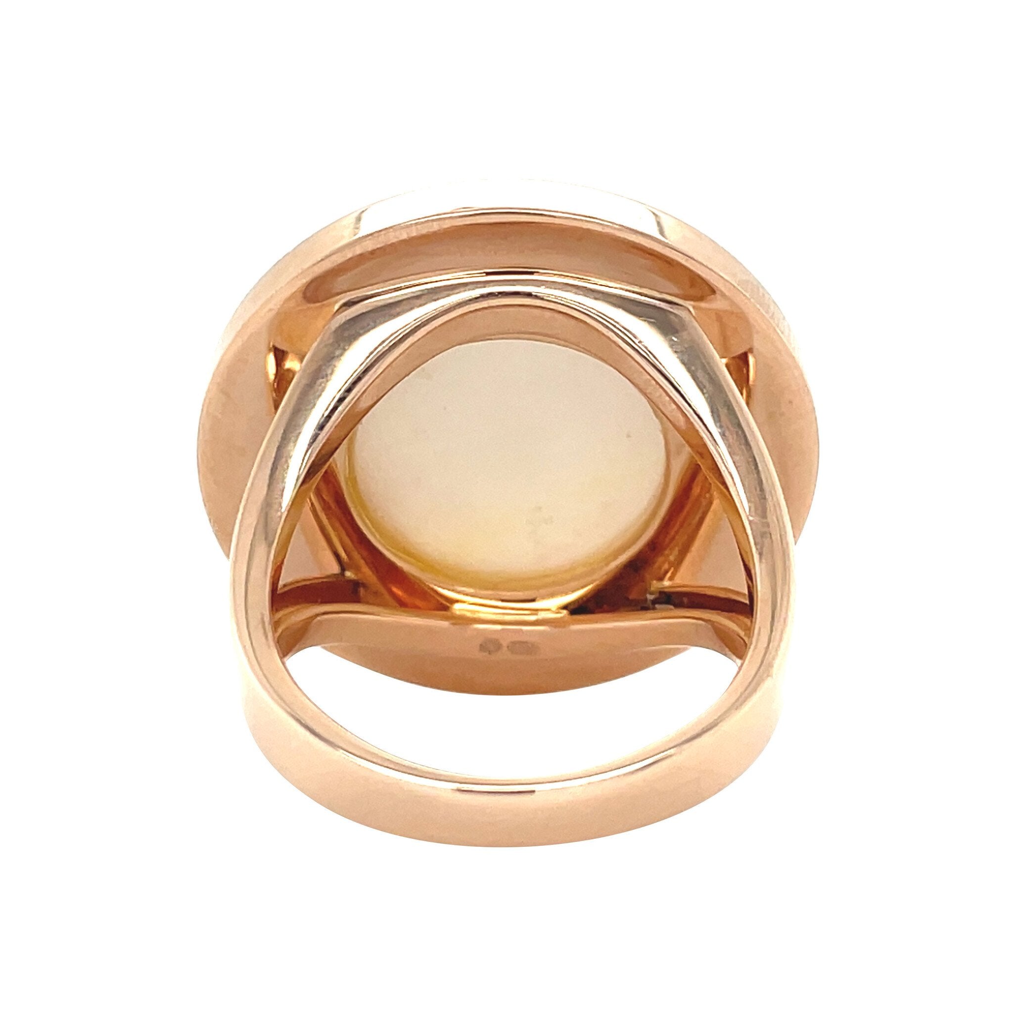 Rose gold Bvlgari ring