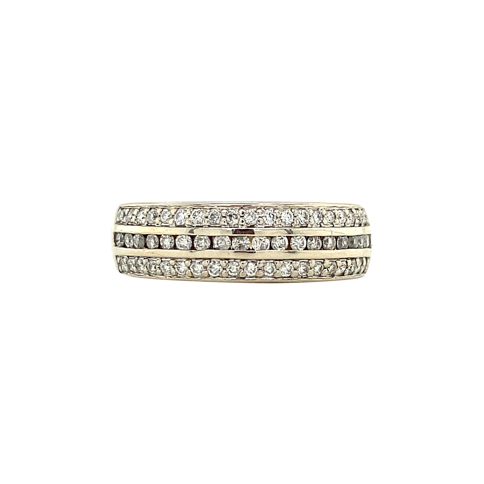 Gold ring with diamond 14 kt