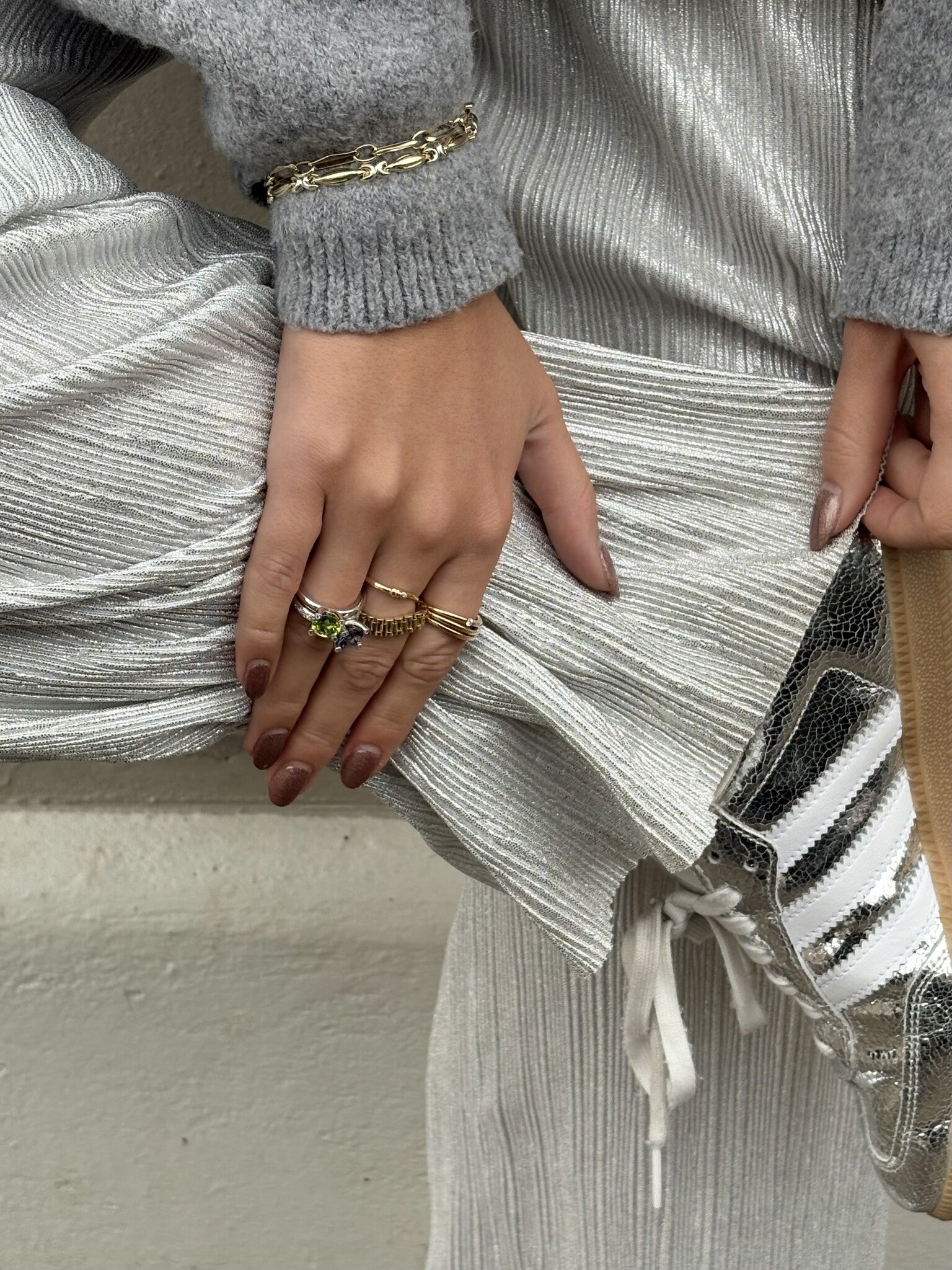 White gold ring from Bron Jewelry 14 karat