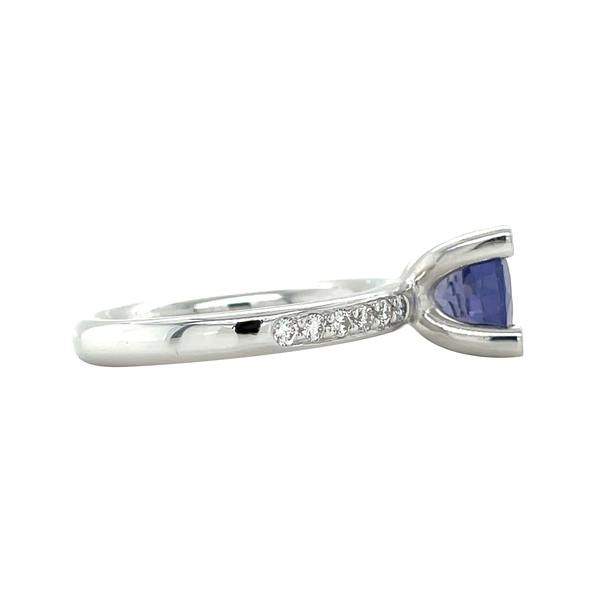 White gold ring from Bron Jewelry 14 karat
