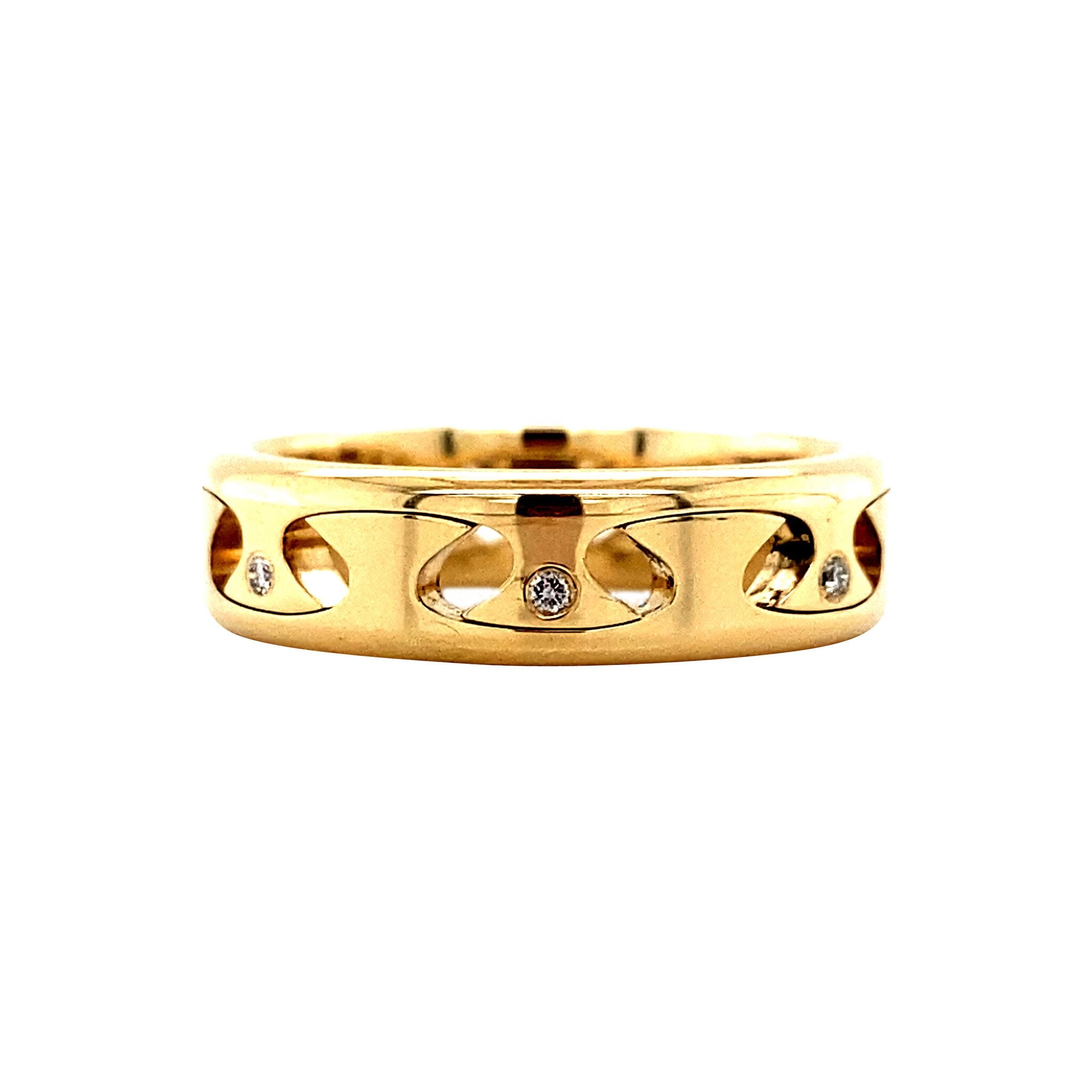 Gold ring with diamond 14 karat