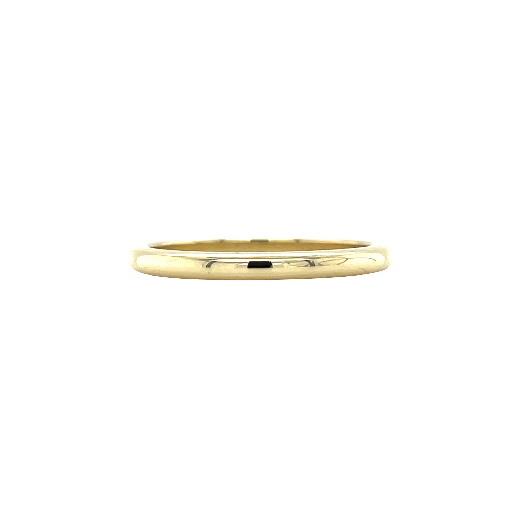 Smooth gold (stacking) ring 14 karat