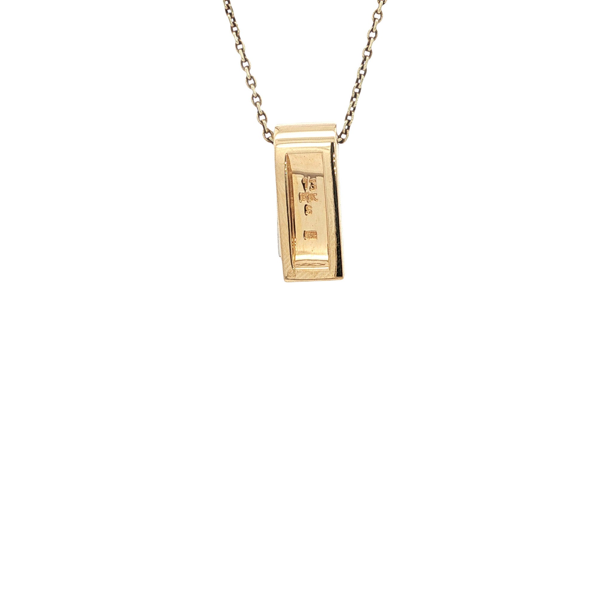 Gold pendant with diamond from Le chic 18 karat