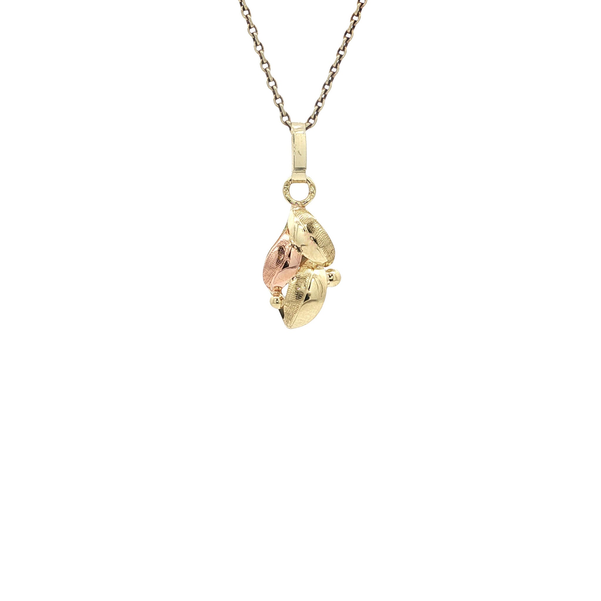 Golden fantasy pendant 14 karat