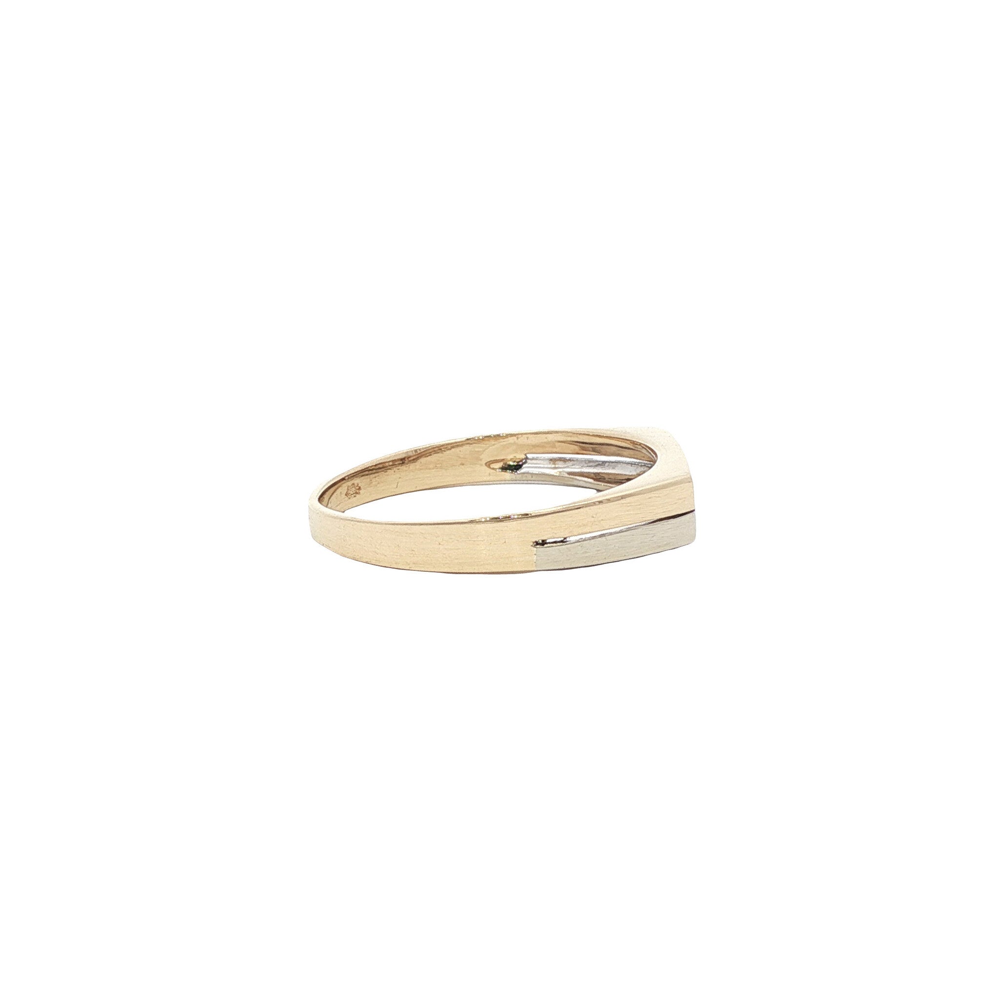 Gold ring with diamond Jeunesse 14 karat