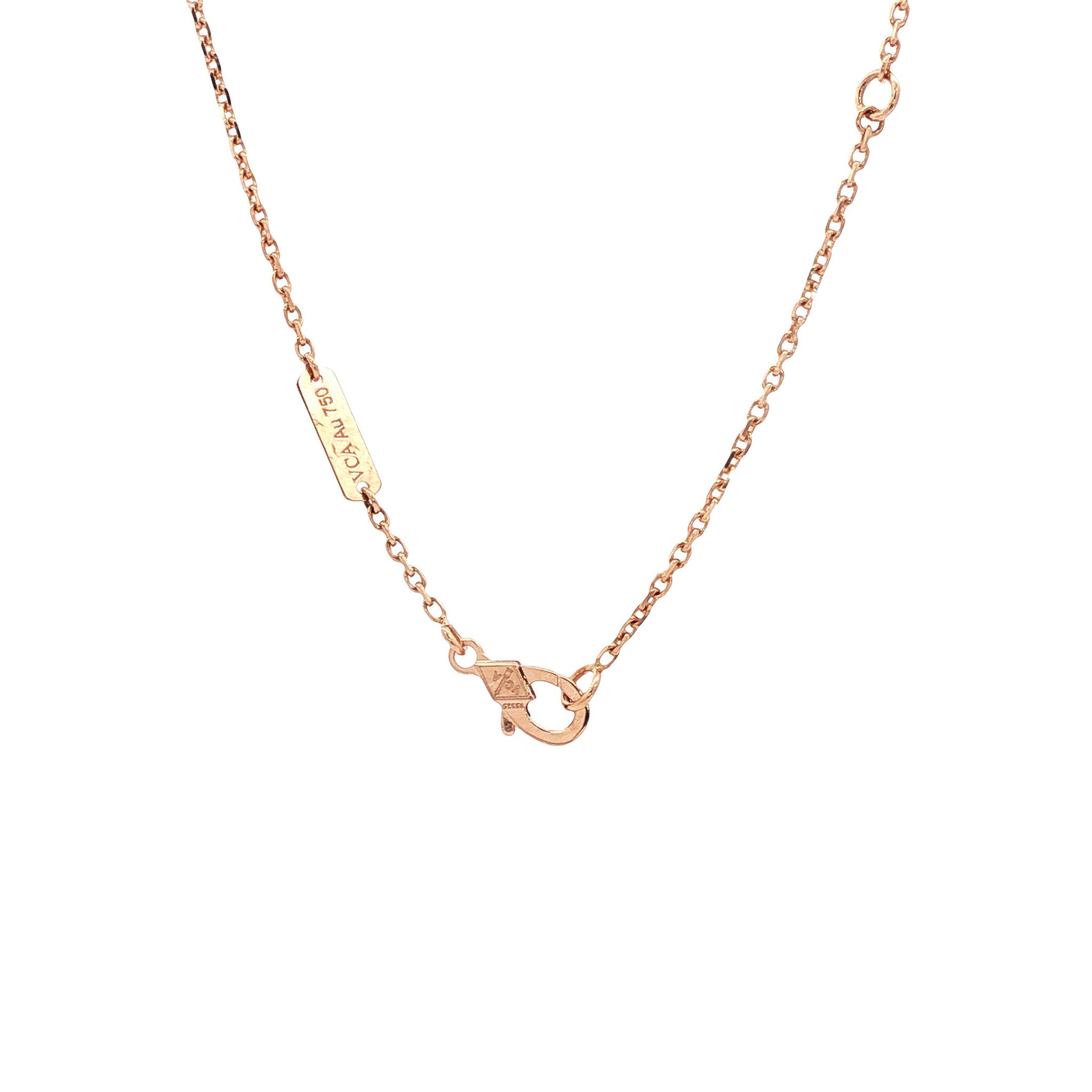 Vintage Alhambra collier Van Cleef & Arpels 42 cm 18 karaat