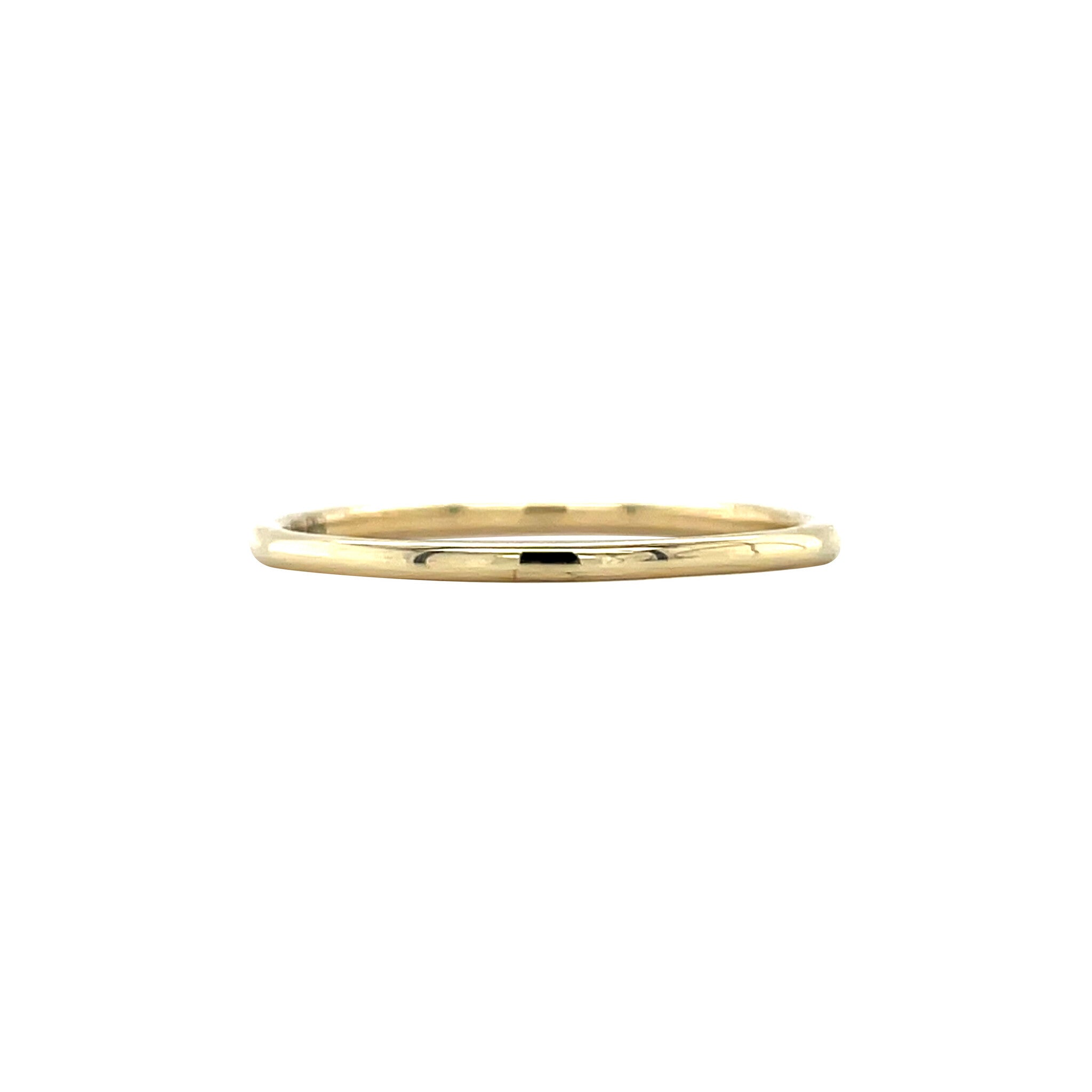 Gold row ring with diamond 14 kt