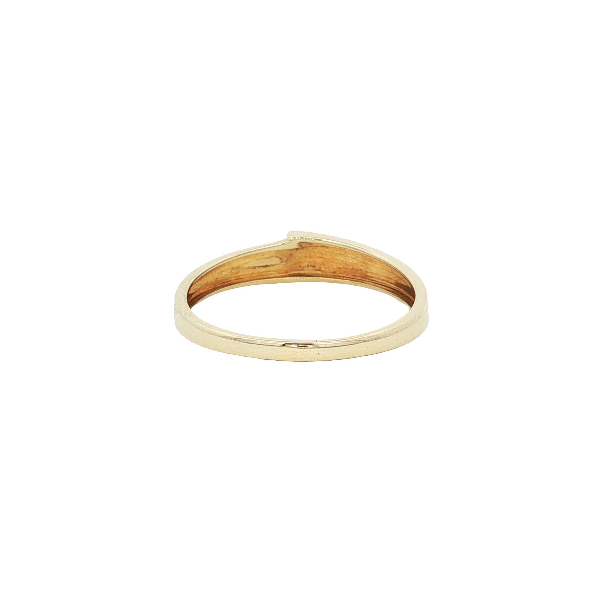 Gold ring with diamond 14 karat