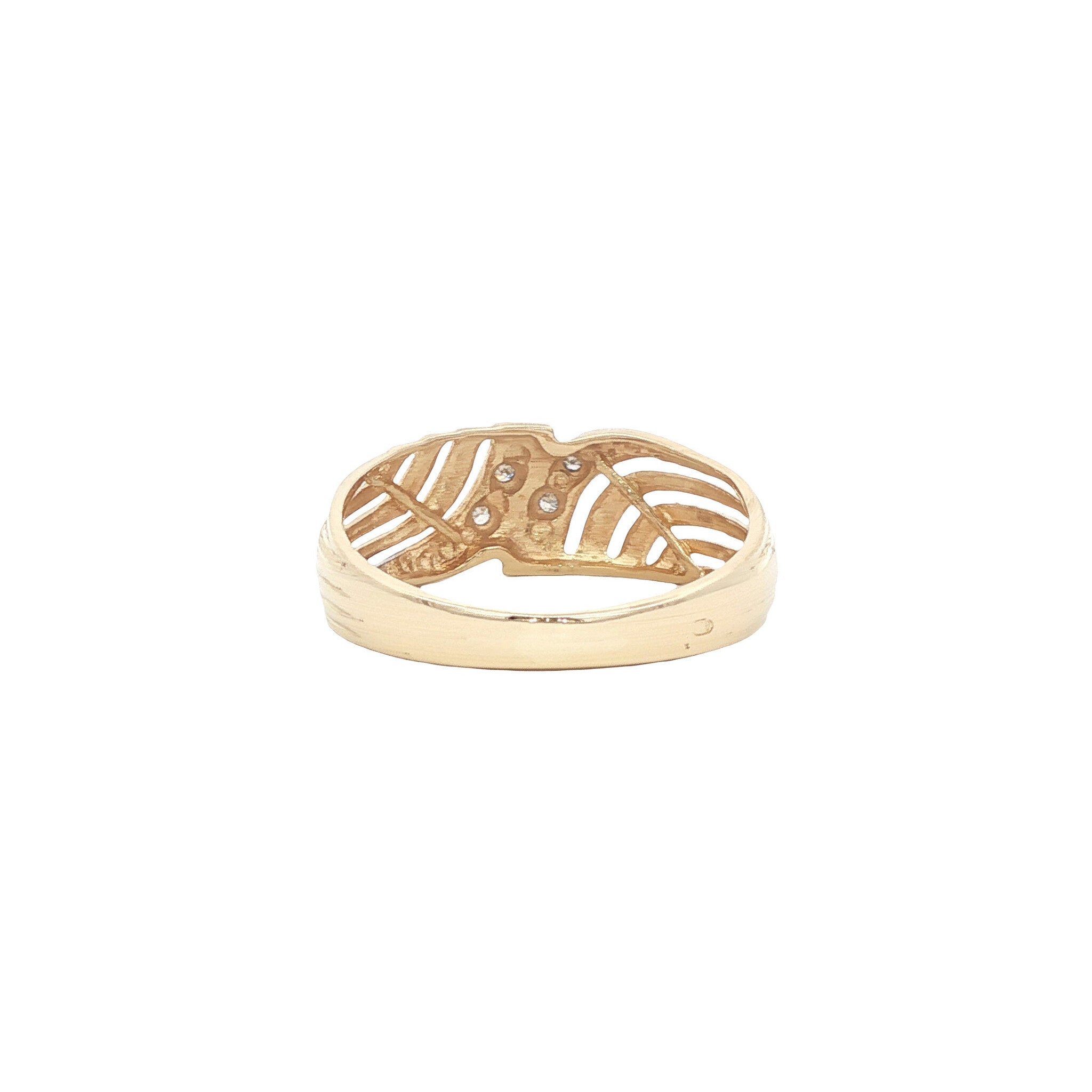 14-karat gold ring with diamond