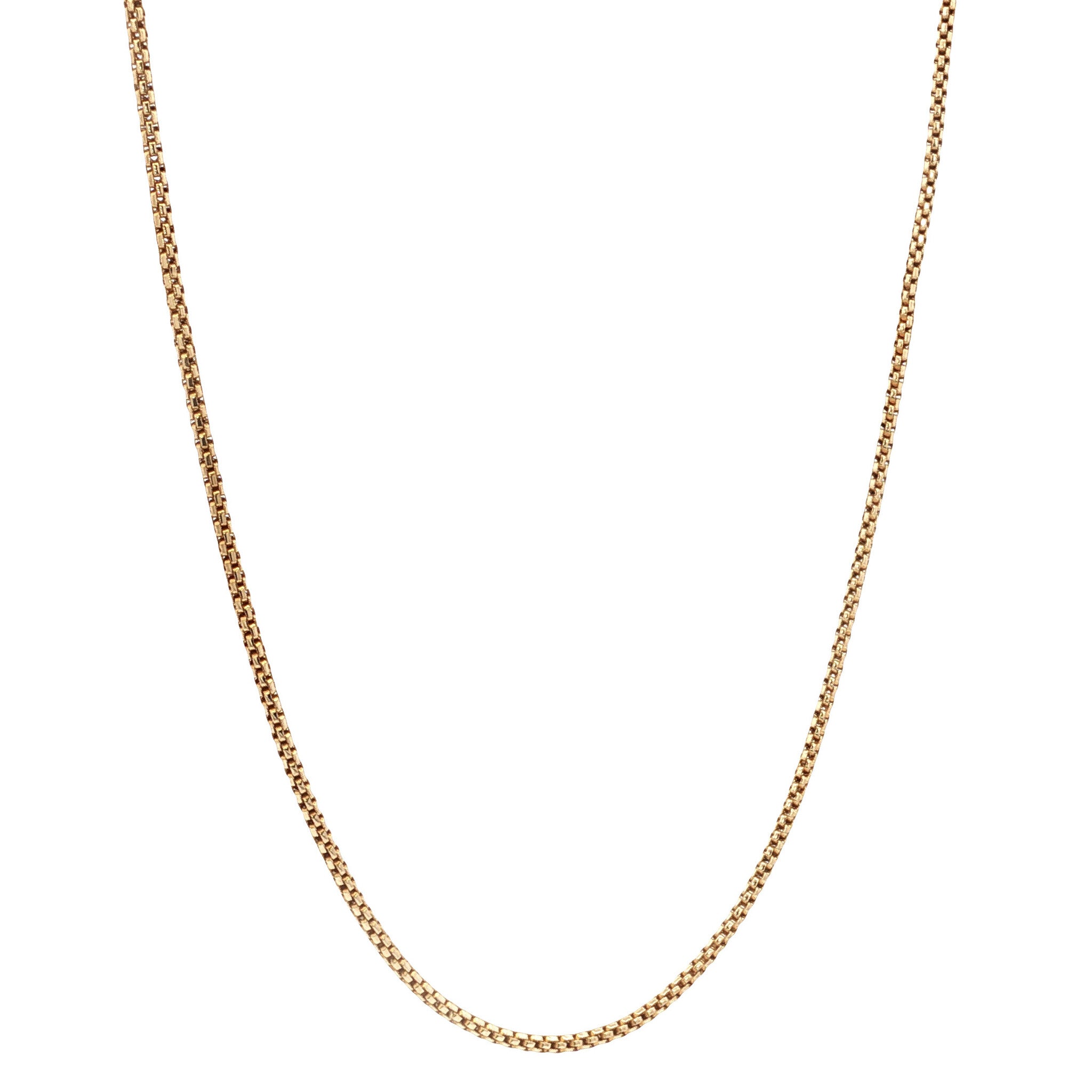 Gouden fantasie collier 40 cm 14 karaat