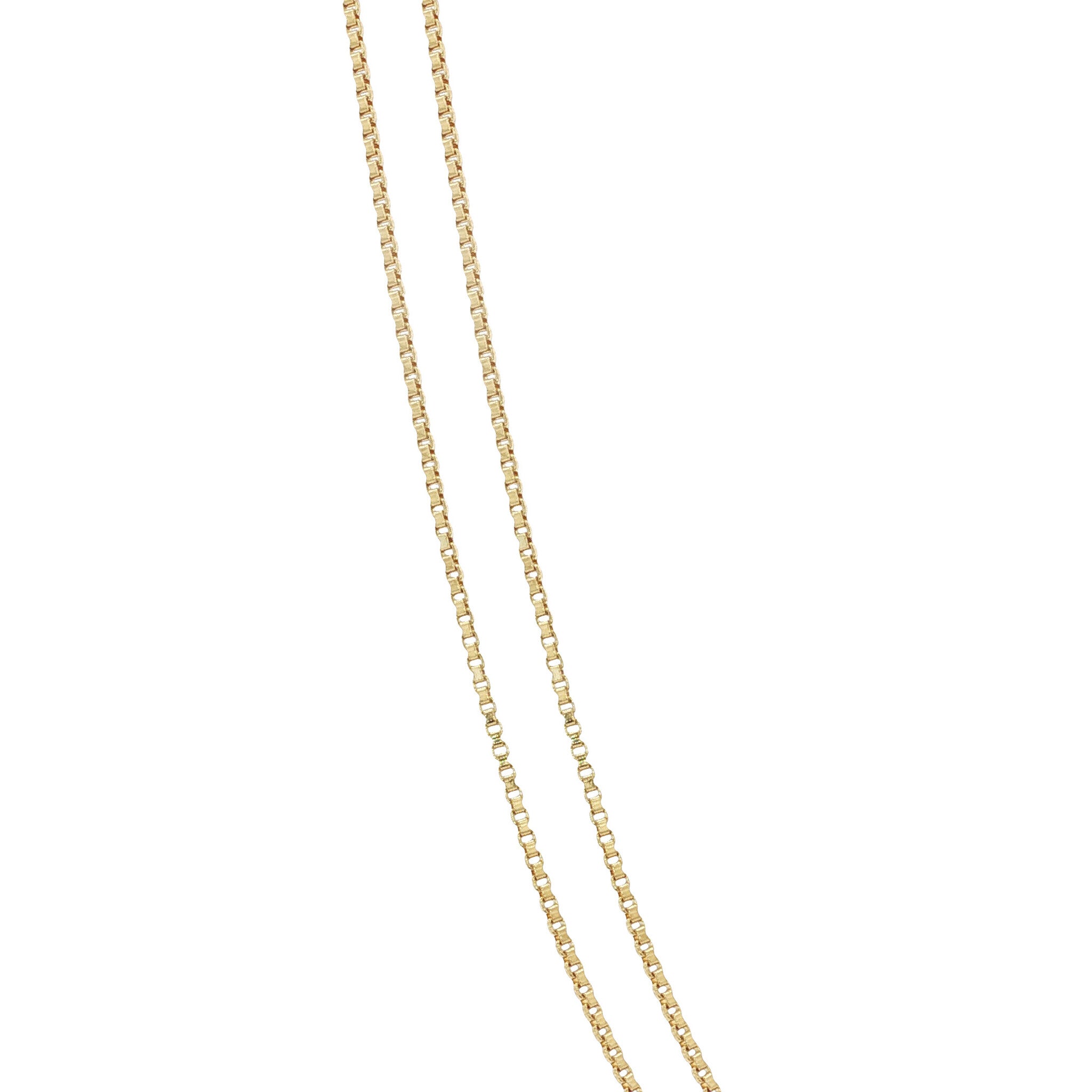 Gold Venetian length necklace 61 cm 14 karat