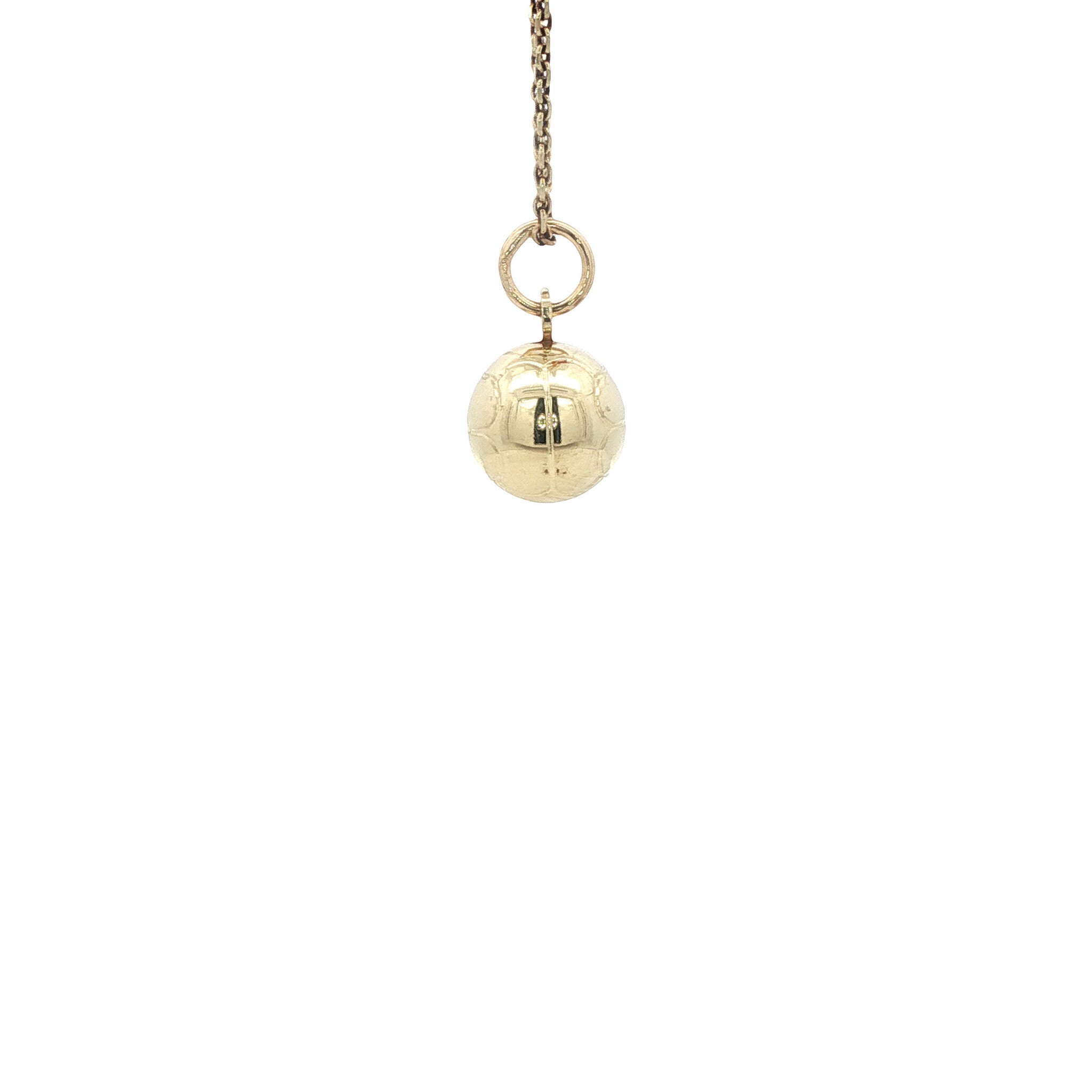 Gouden hanger bal 14 karaat