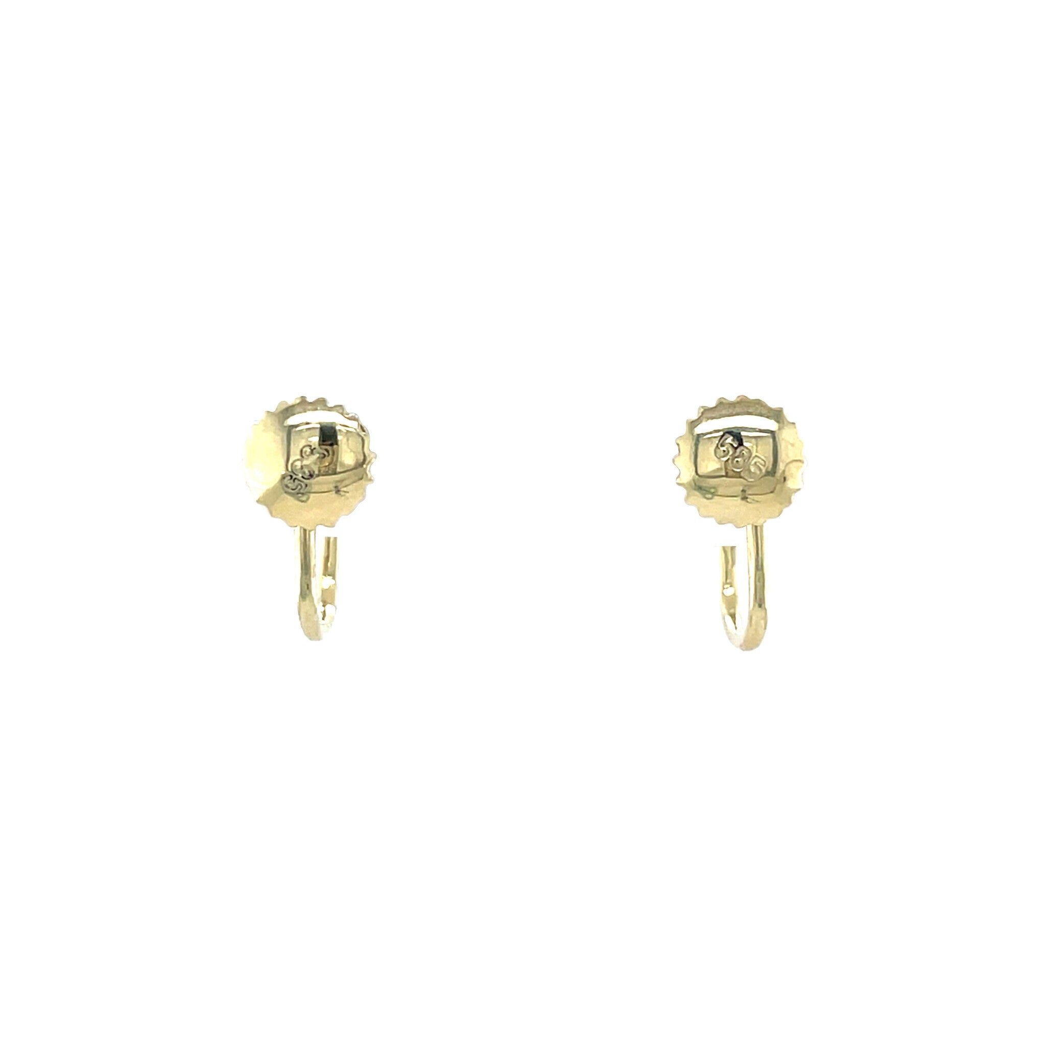 Gold earrings 14 karat