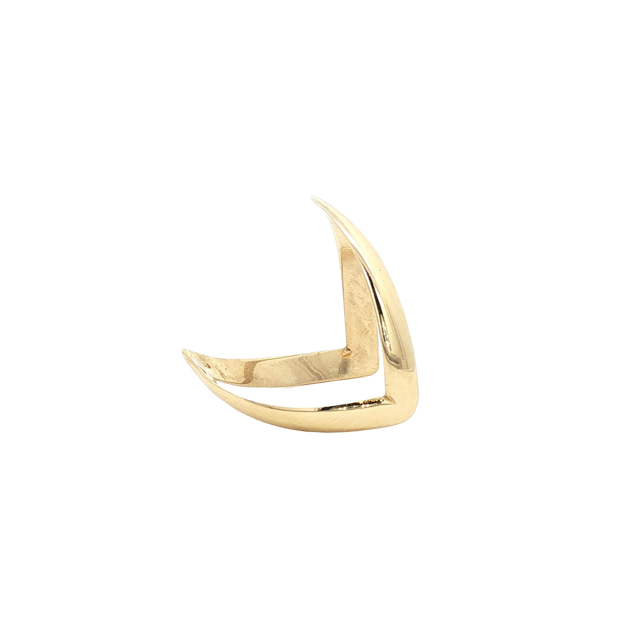 Gouden Fred kaps ring 14 karaat