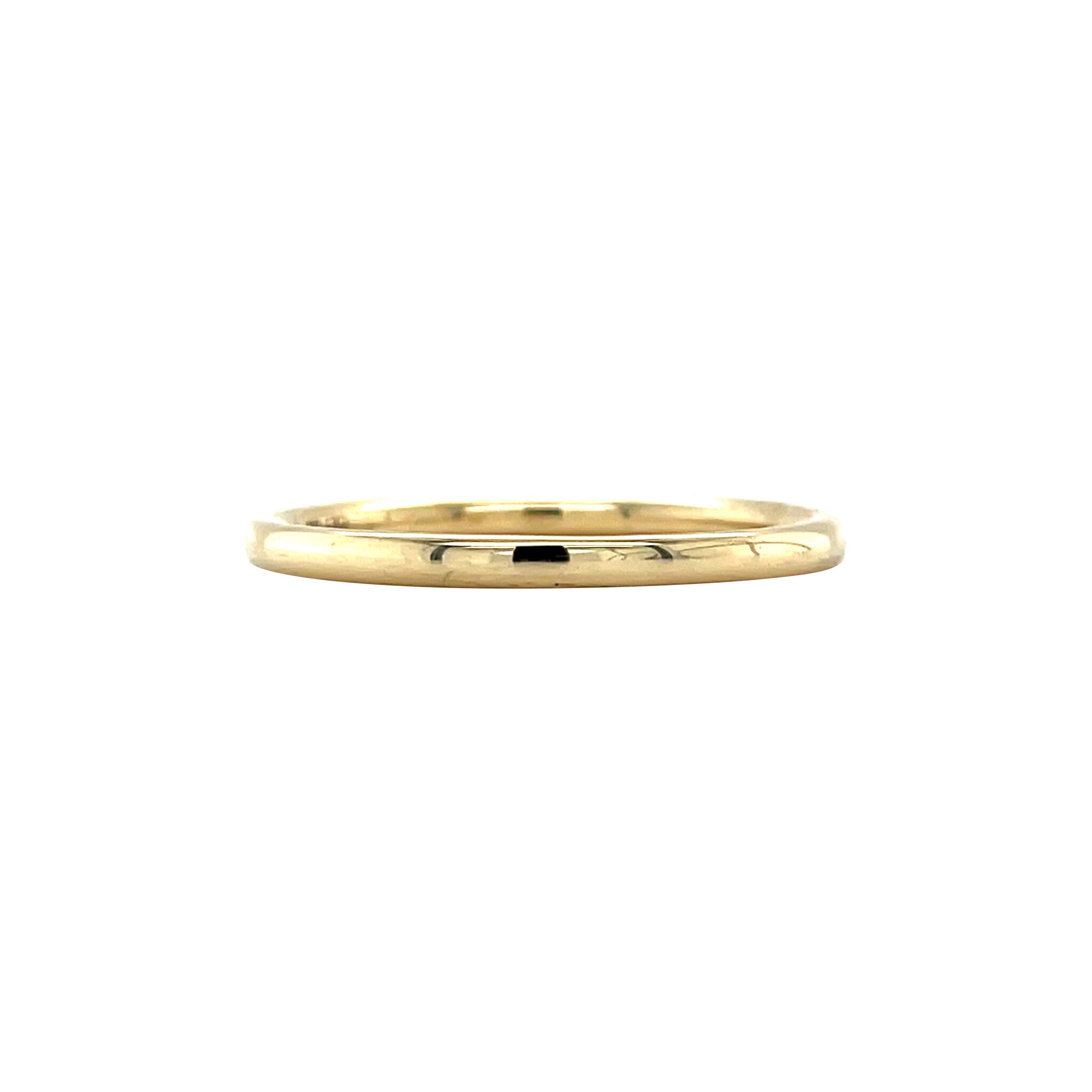 Gold row ring with diamond 14 kt