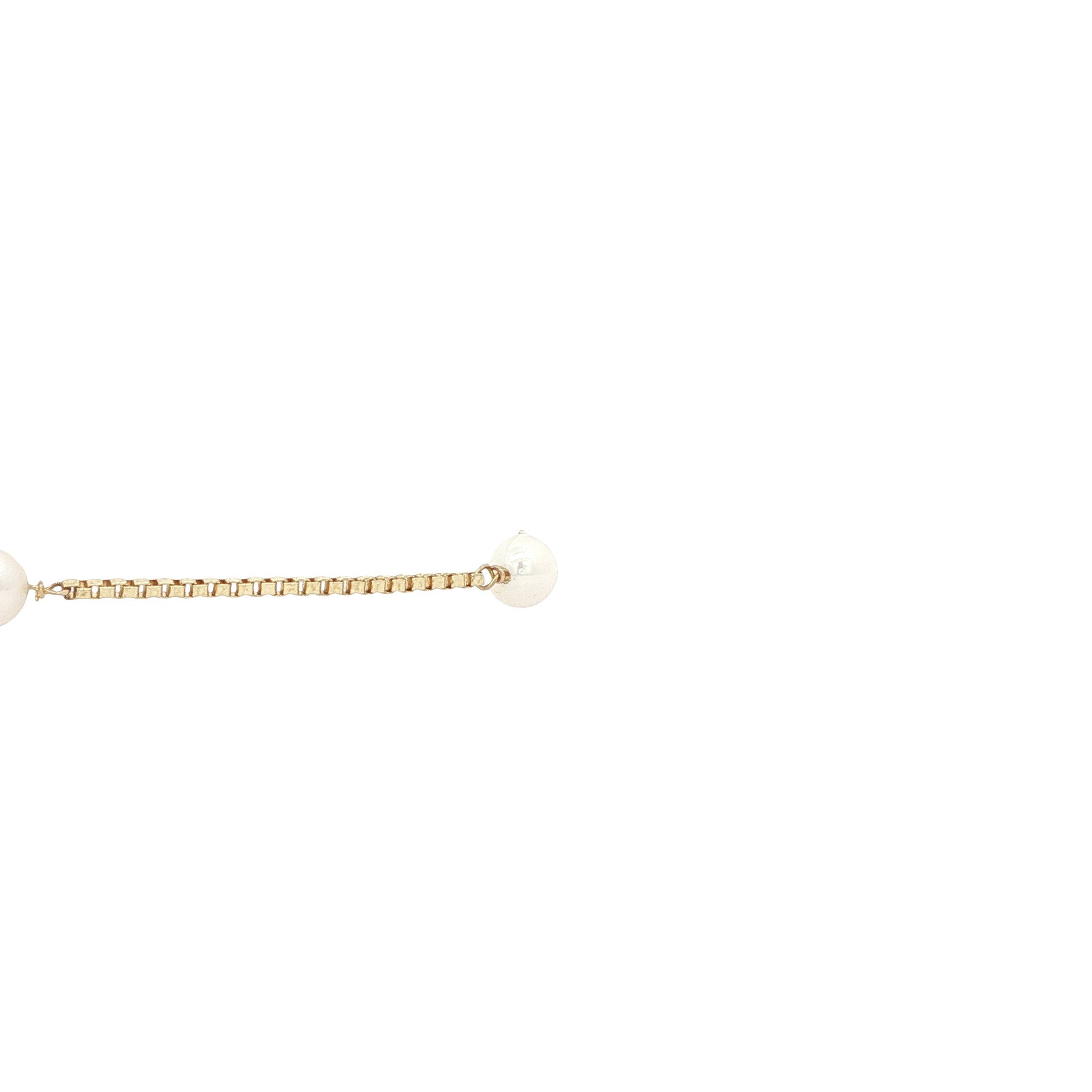 Gouden armband met parels 14 karaat