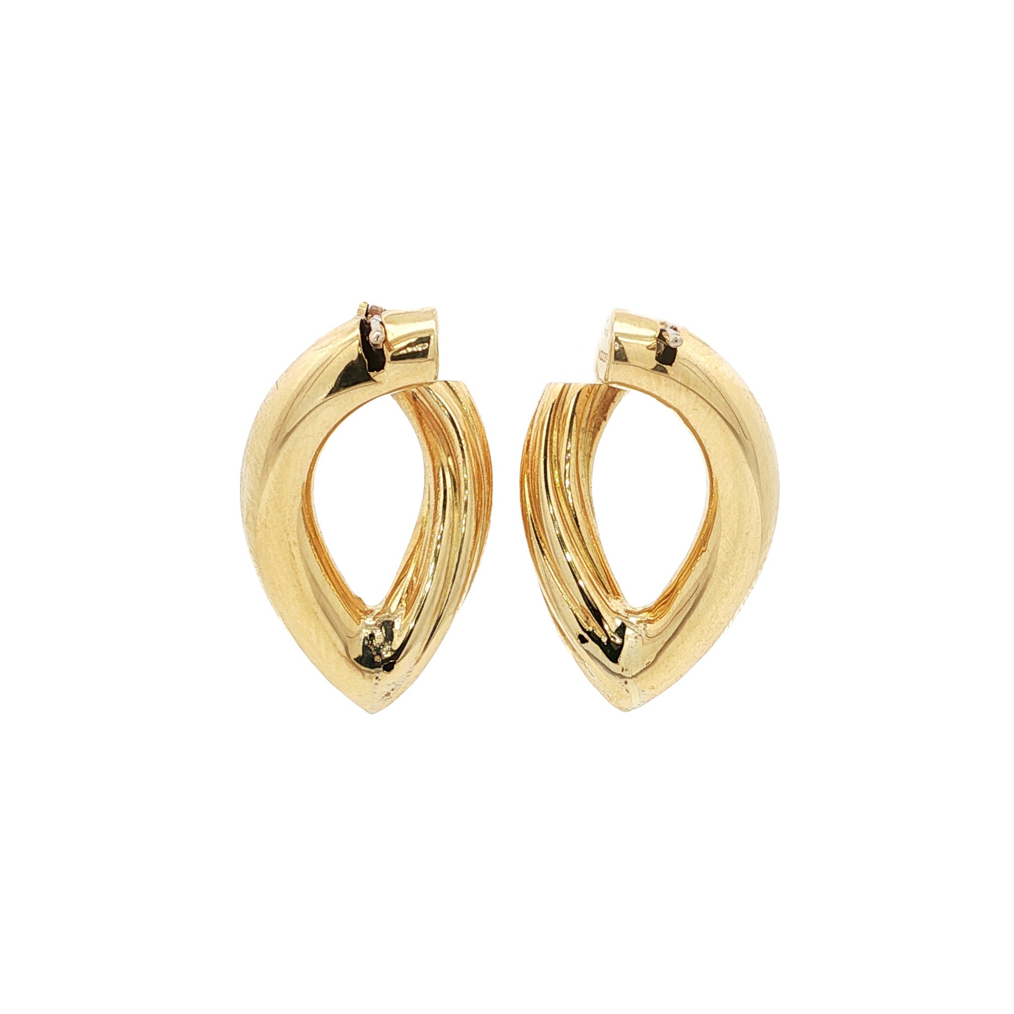 Golden earrings 18 karat