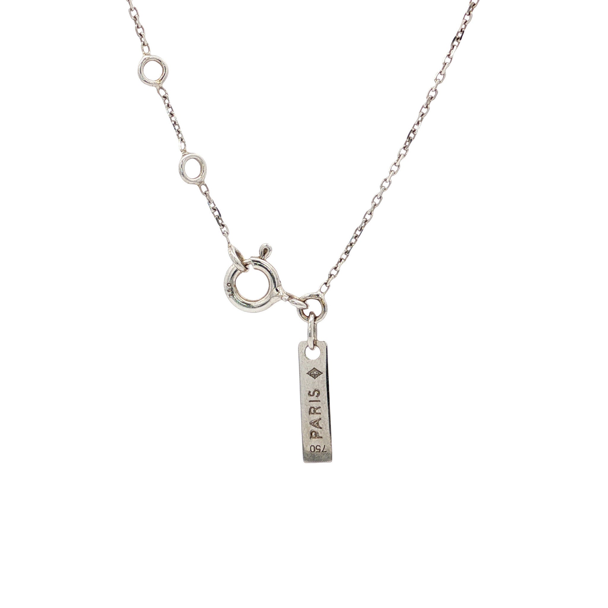 White gold necklace from Morganne Bello 42 cm 18 karat