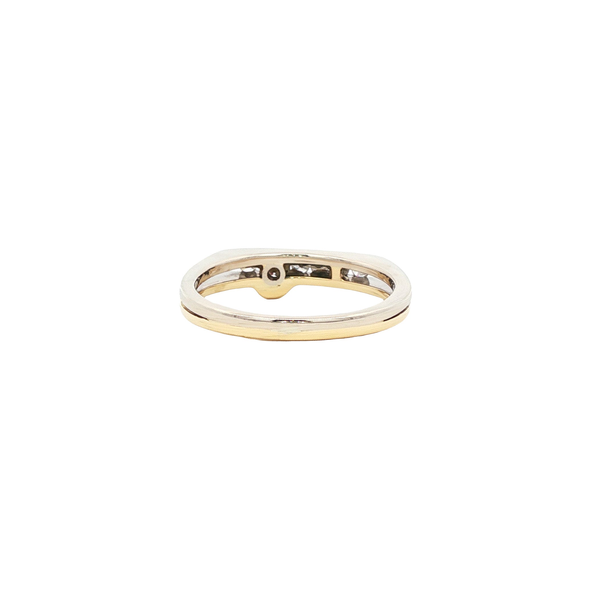 Gouden ring met diamant 14 karaat