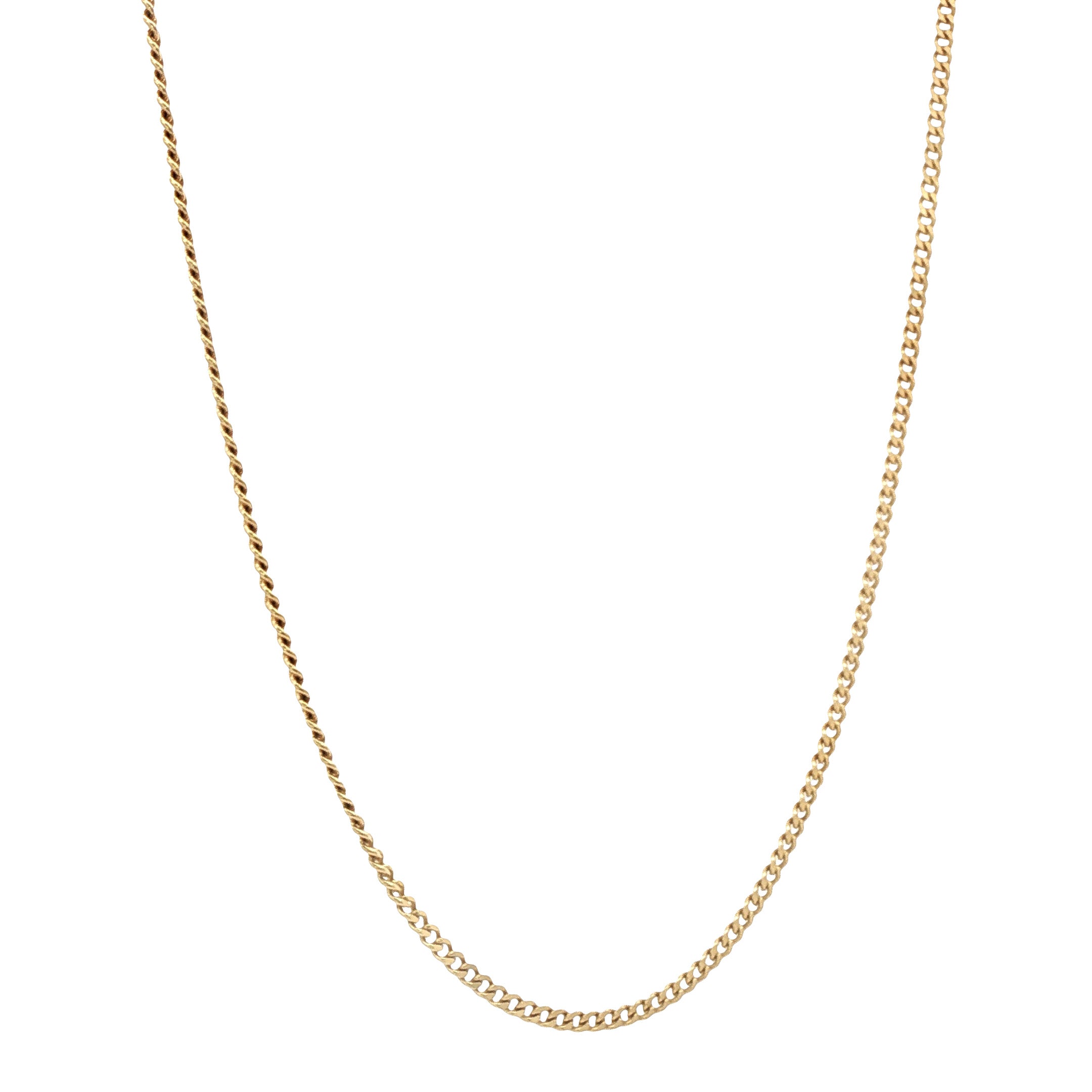 Gouden lengtecollier gourmet 41 cm 14 karaat