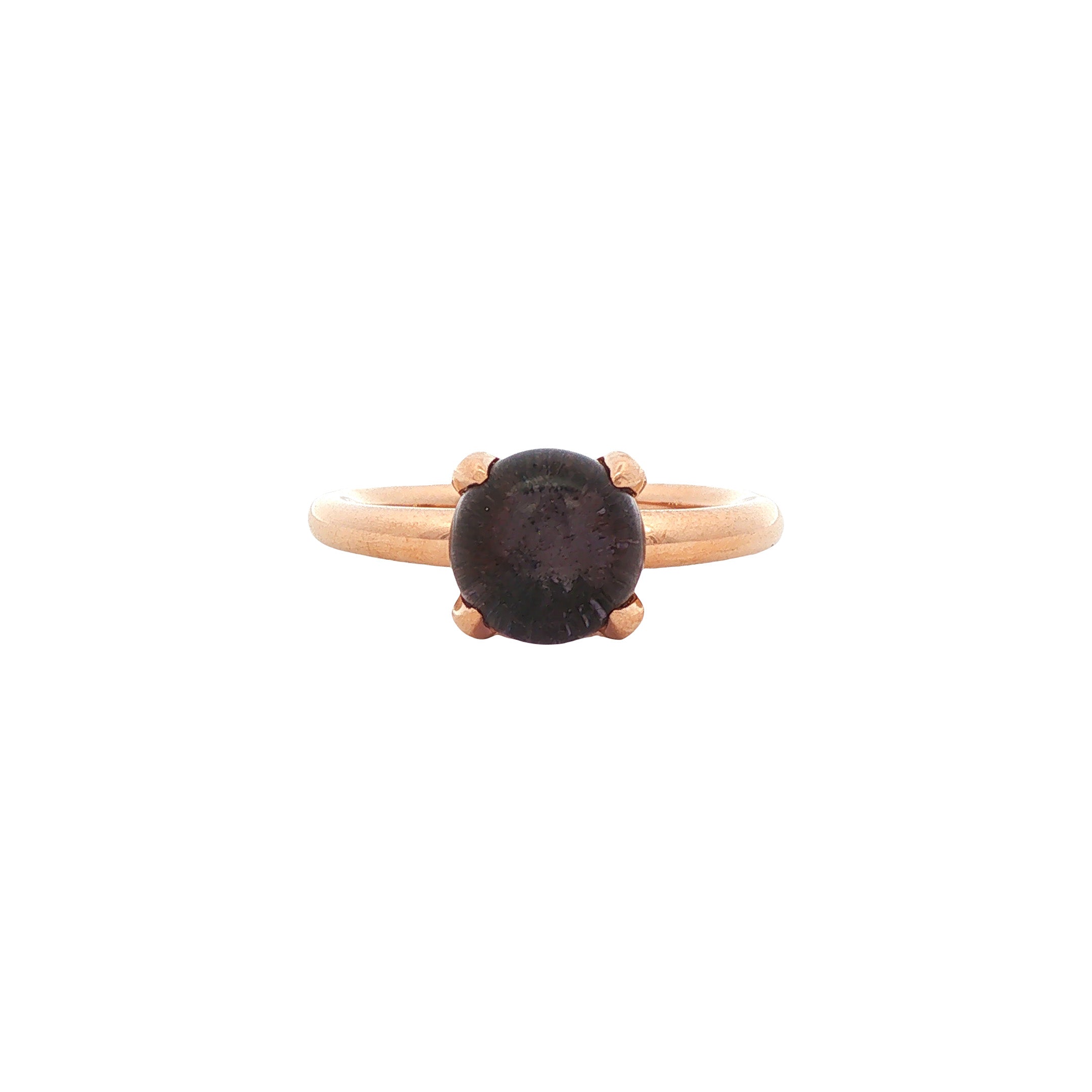 Rosegouden catch ring van Bron Jewelry 18 karaat
