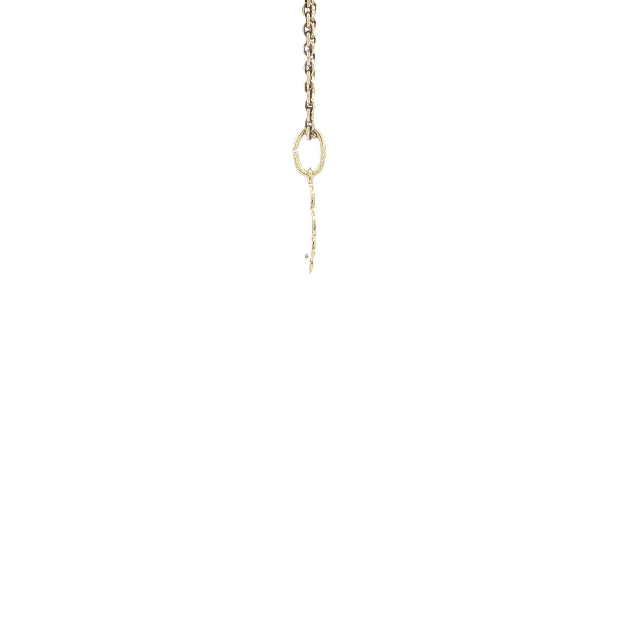 Gouden hanger klaver vier 14 karaat