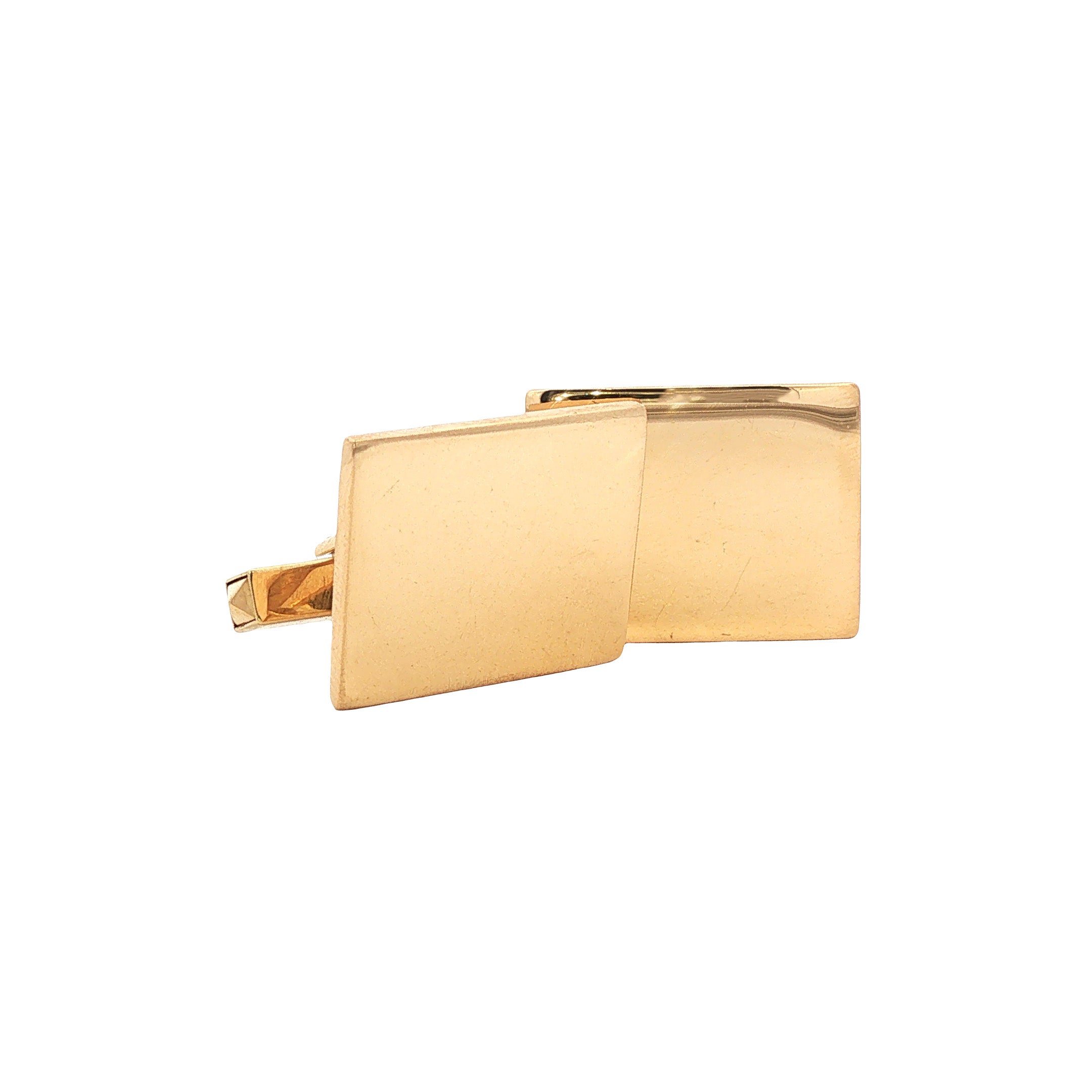Gouden manchetknopen 18 karaat