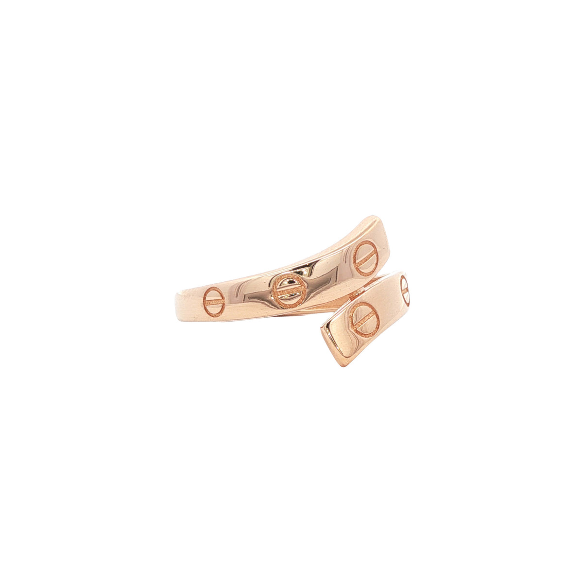 Rosegouden ring 14 karaat