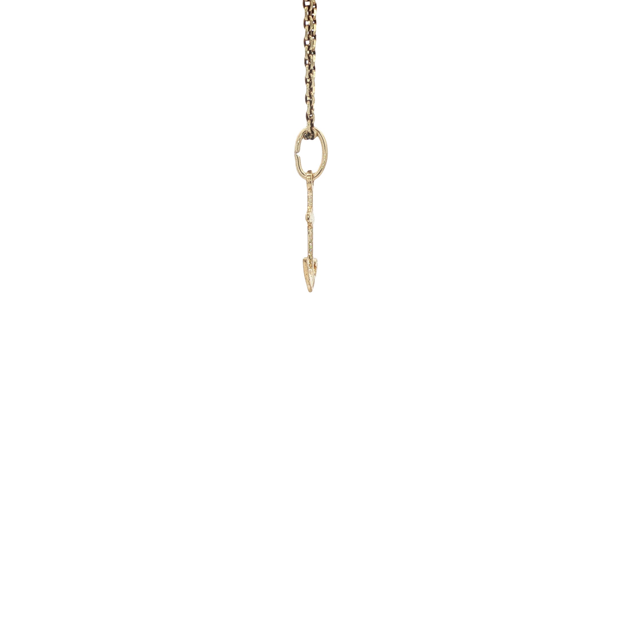 Gouden hanger anker 14 karaat