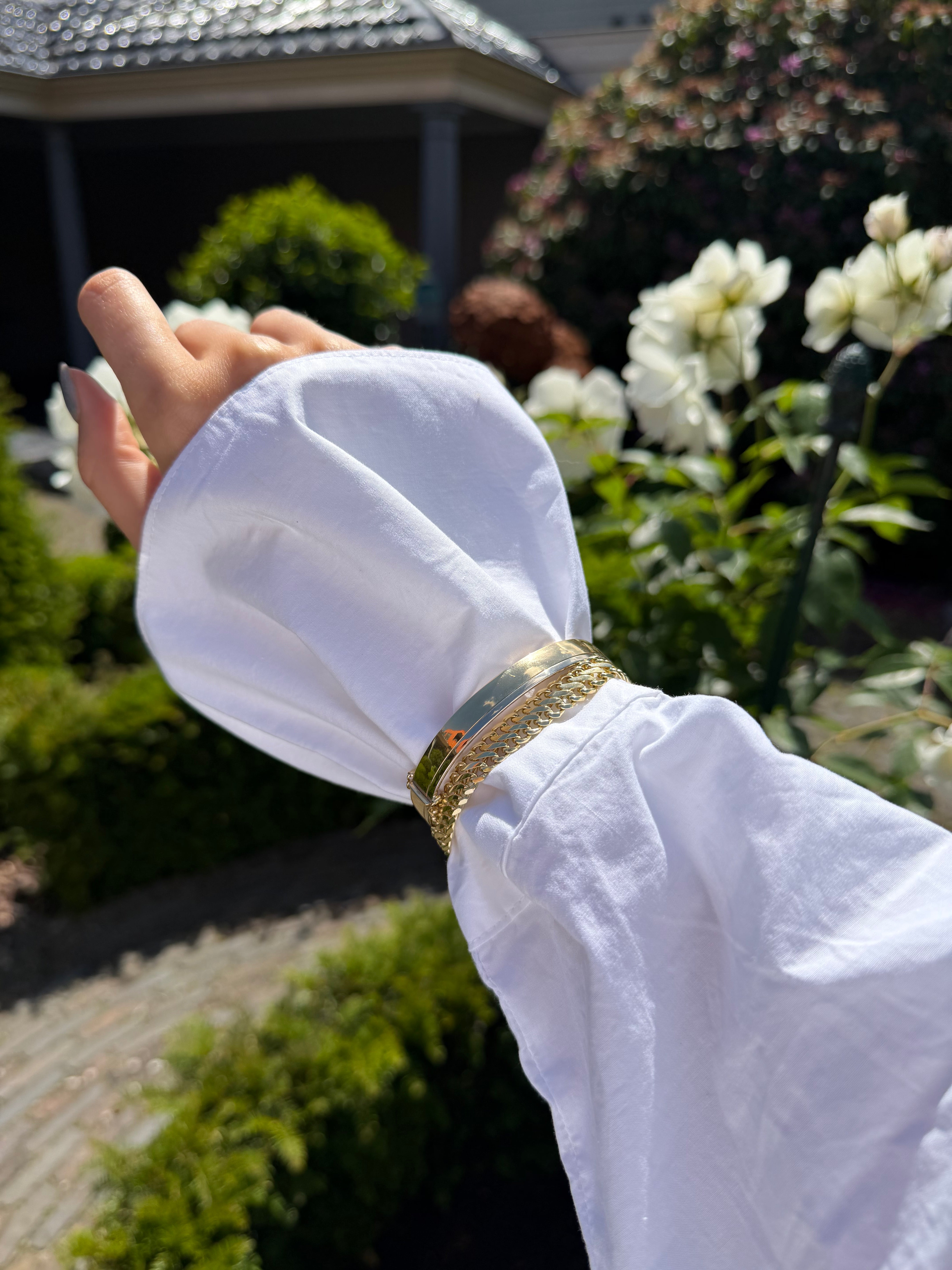 Gouden armband 18.5 cm 14 karaat
