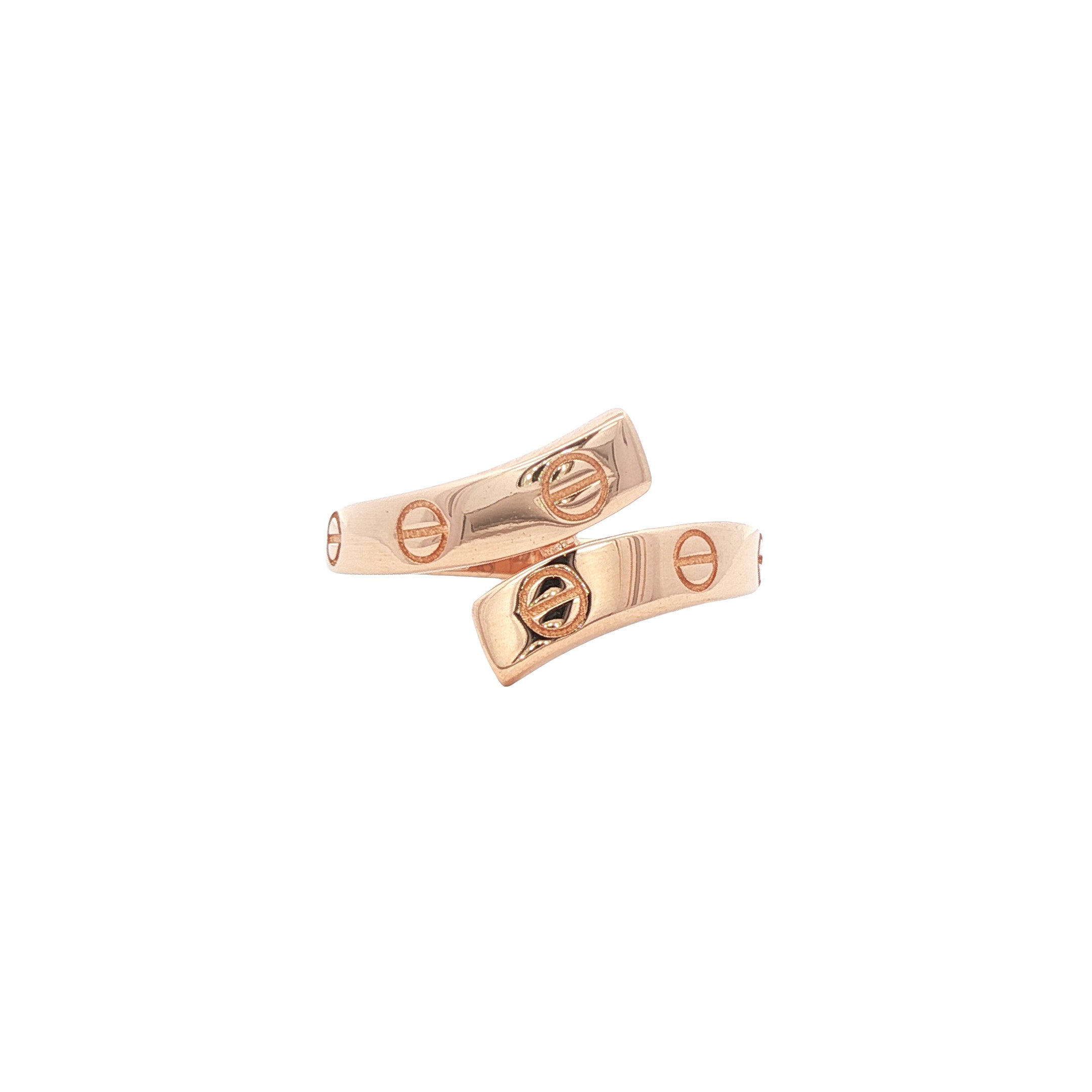 Rosegouden ring 14 karaat