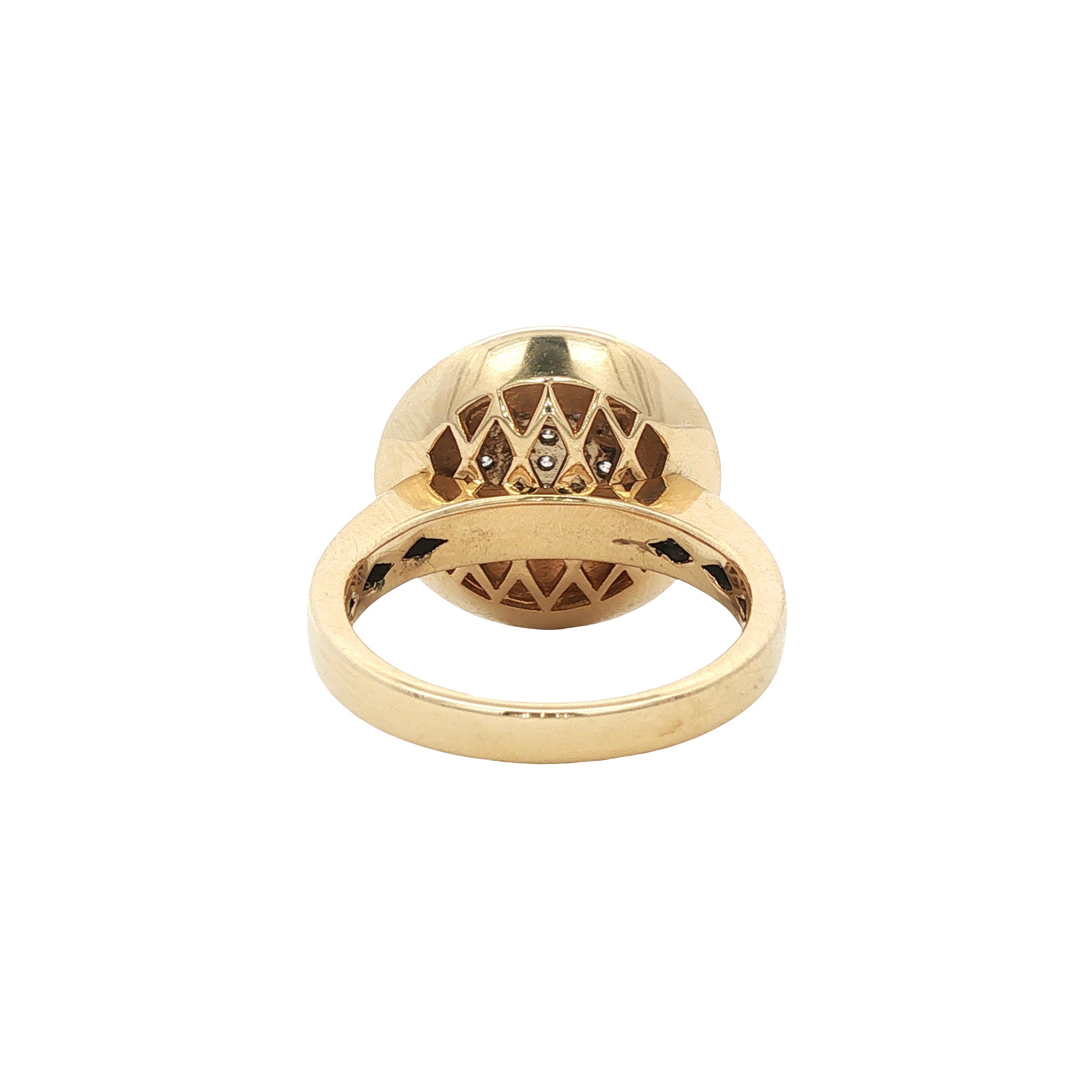 Gouden ring met diamant 14 karaat