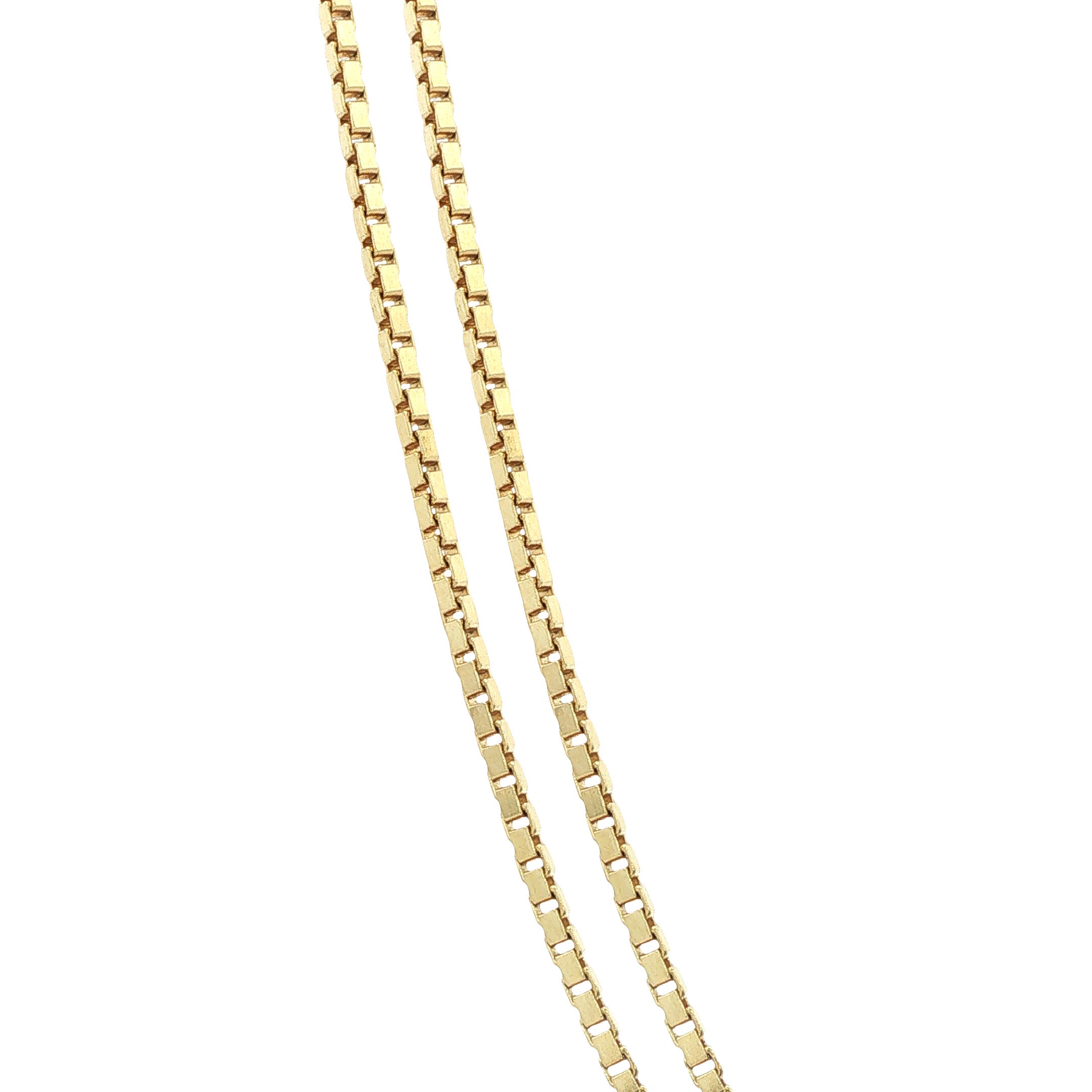 Gouden lengtecollier venetiaan 56 cm 14 karaat