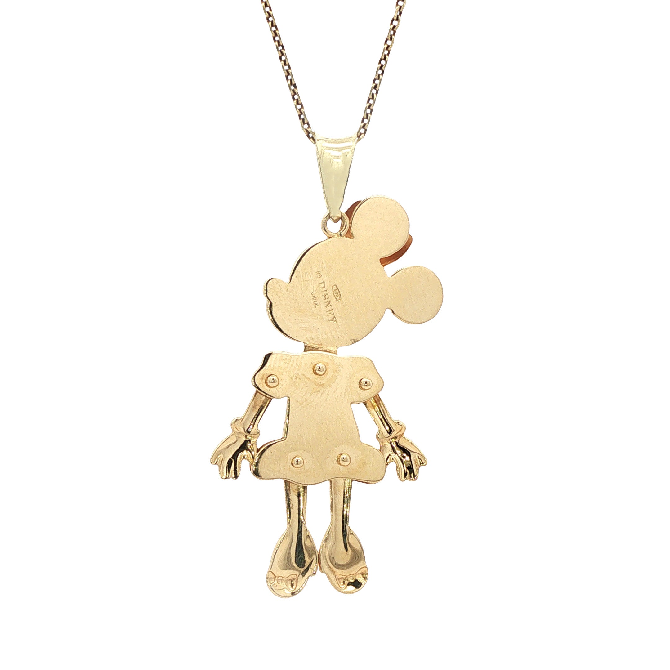 Gouden hanger Minnie Mouse 14 karaat