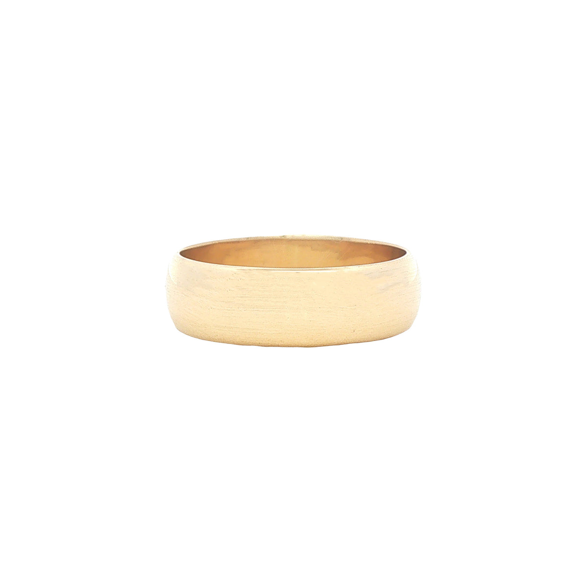 Gouden gladde ring 14 karaat