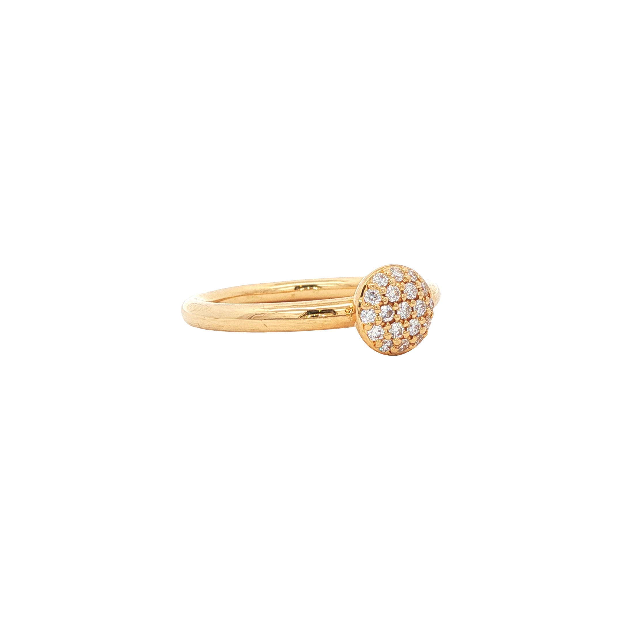 Gouden Stardust ring van Bron Jewelry 18 karaat