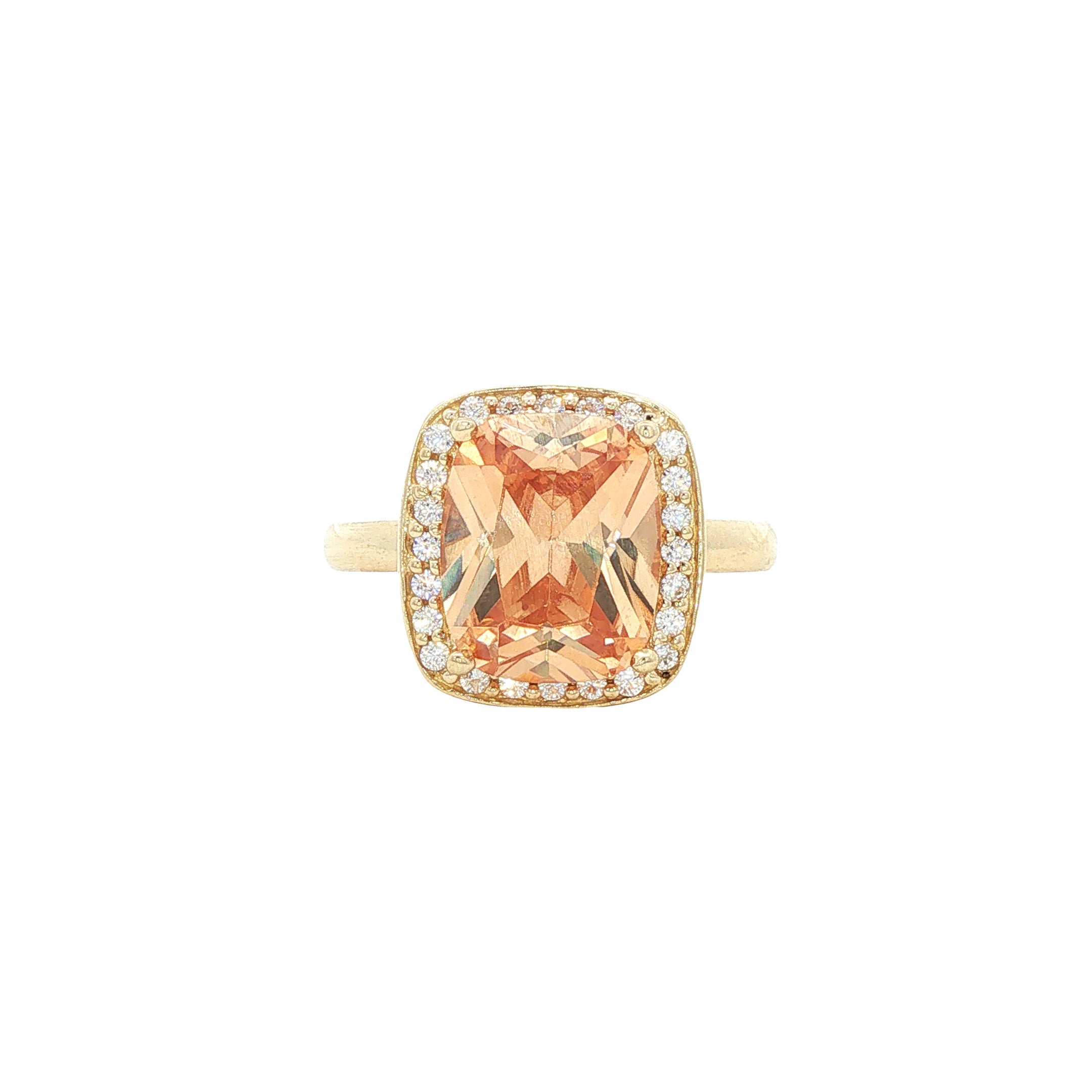 Gouden ring met zirkonia van Blush 14 karaat