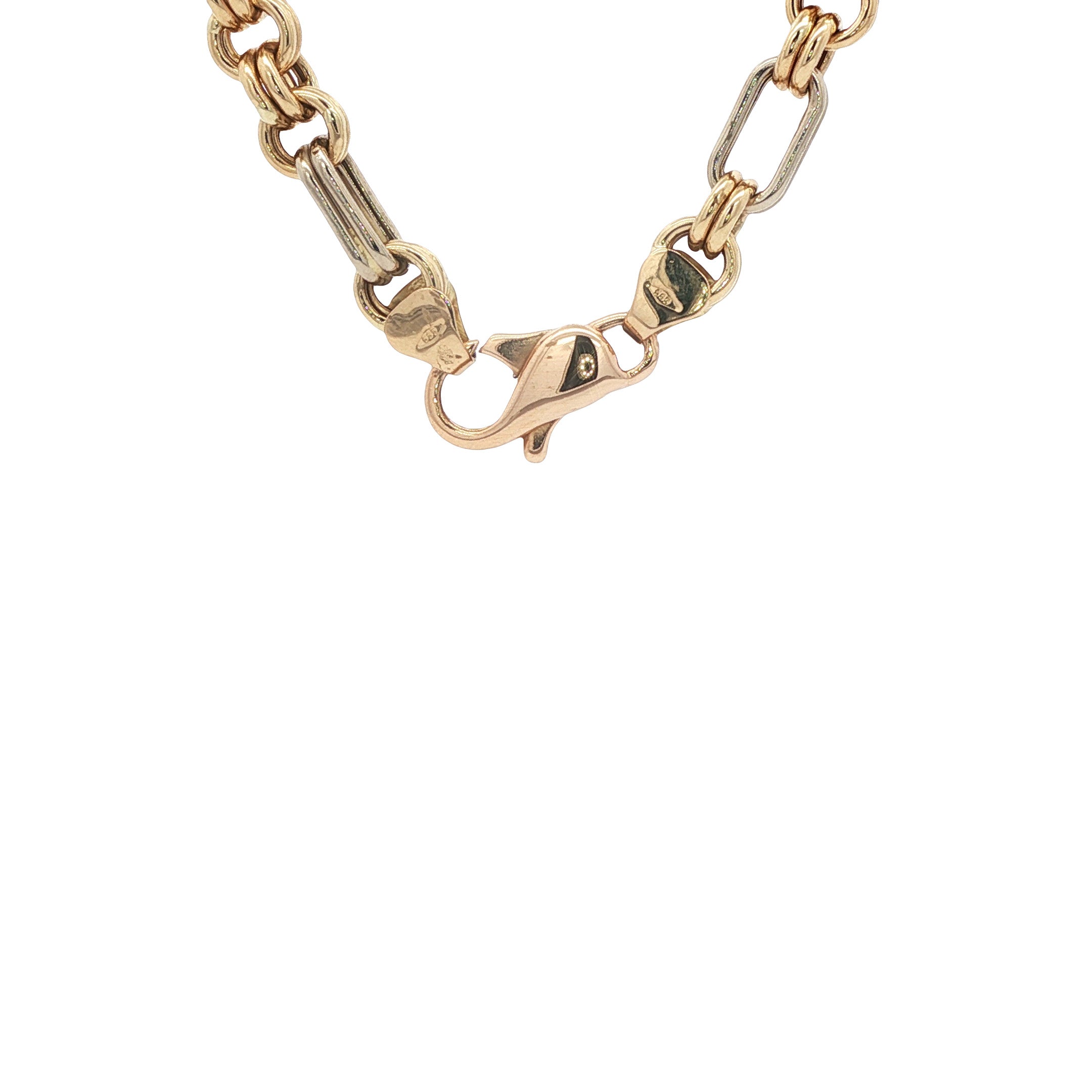 Gouden choker 43.5 cm 14 karaat