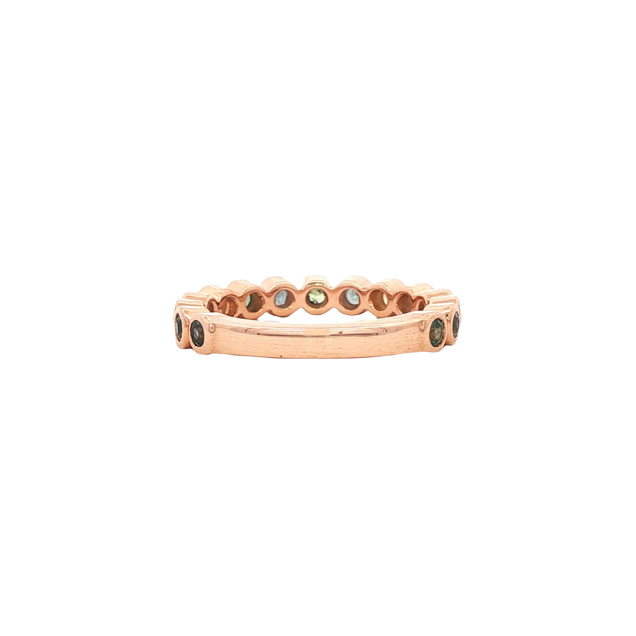 Rosegouden Confetti ring van Bron Jewelry 18 karaat