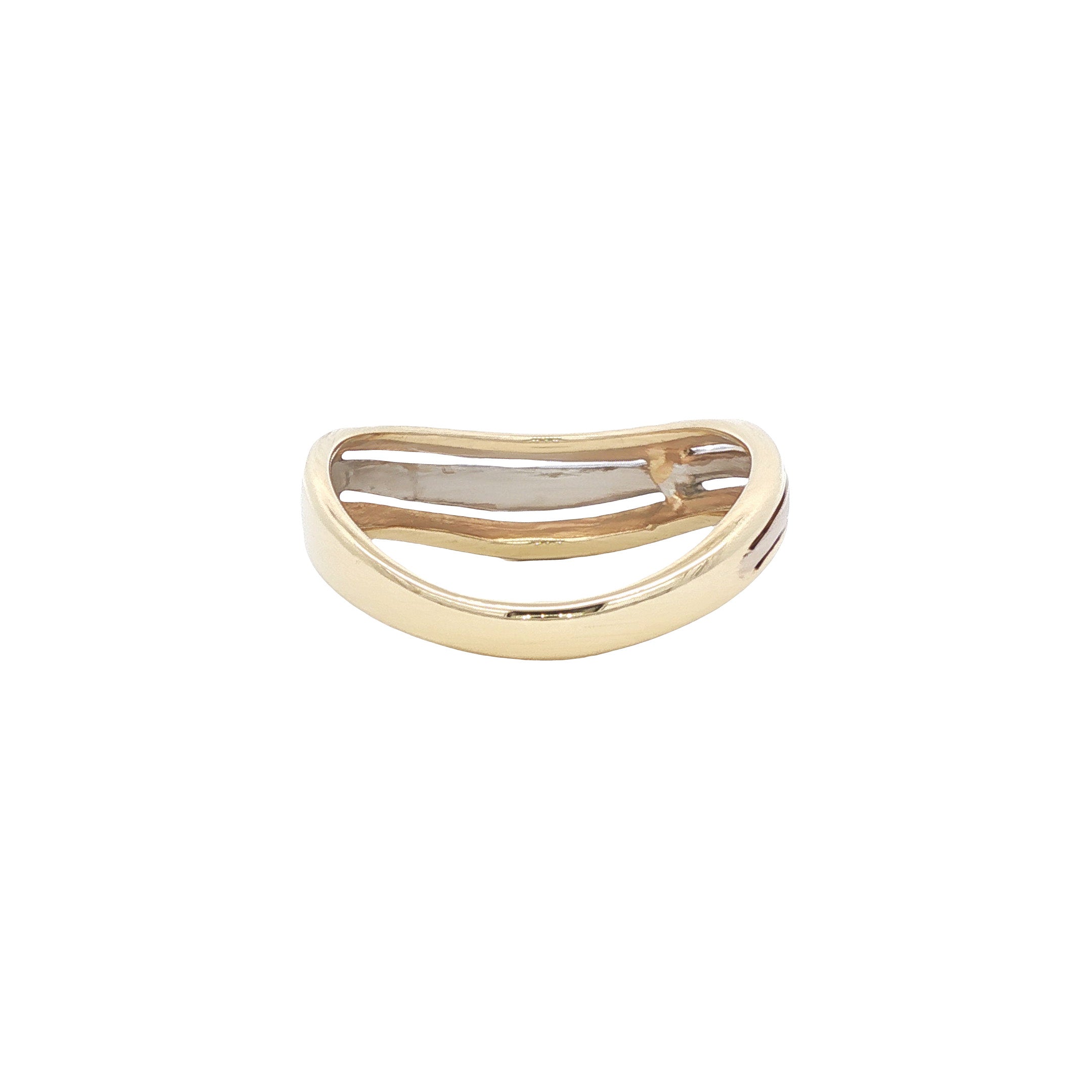 Gouden ring met diamant 14 karaat