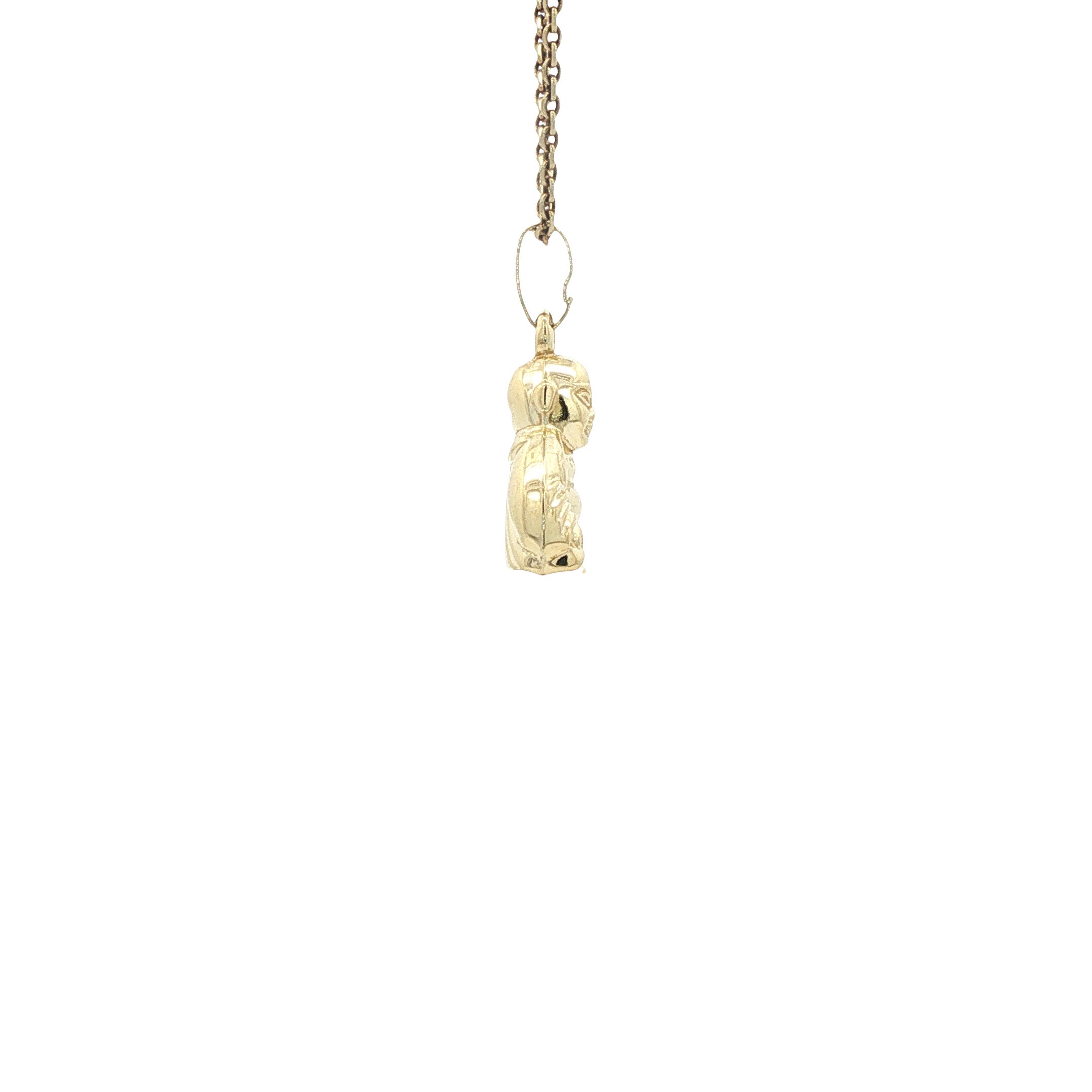 Gouden hanger buddha 14 karaat