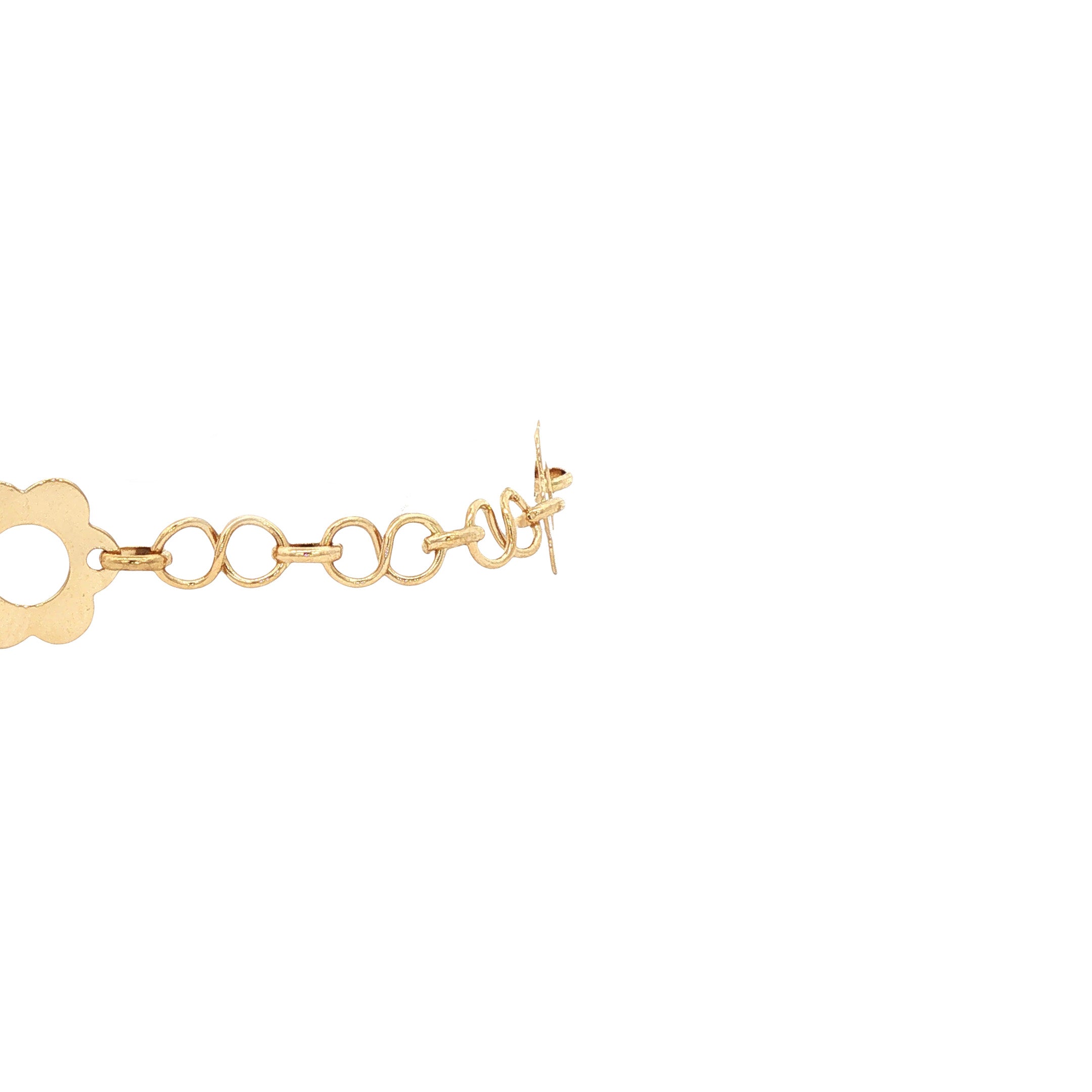 Gouden armband 19 cm 18 karaat