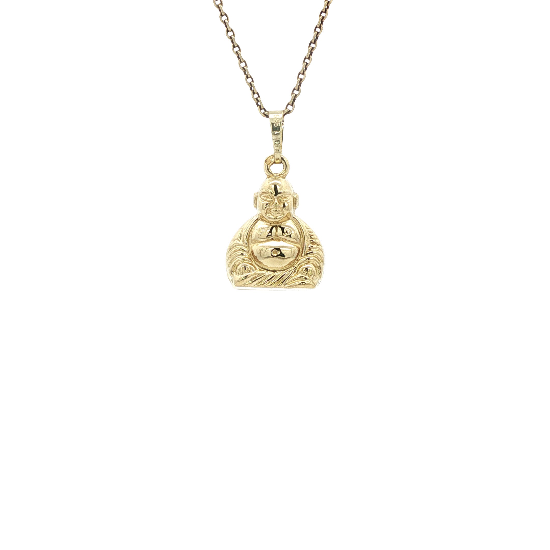 Gouden hanger buddha 14 karaat