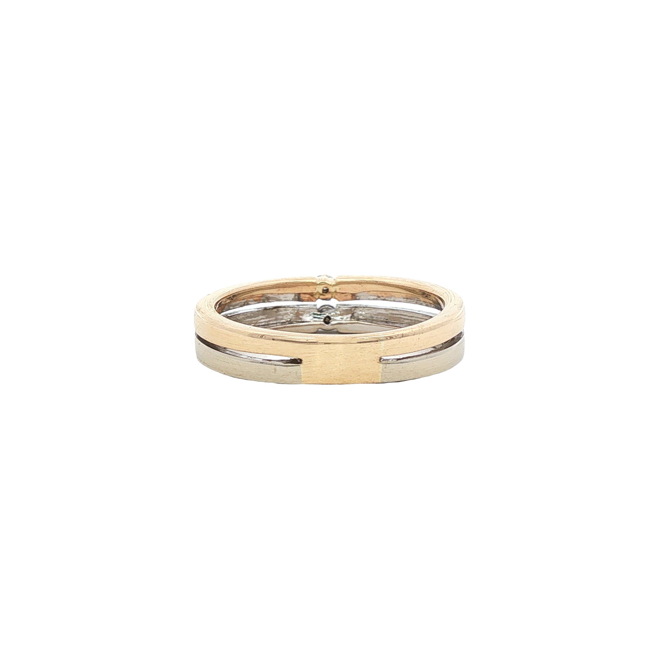 Gouden ring met diamant 14 karaat