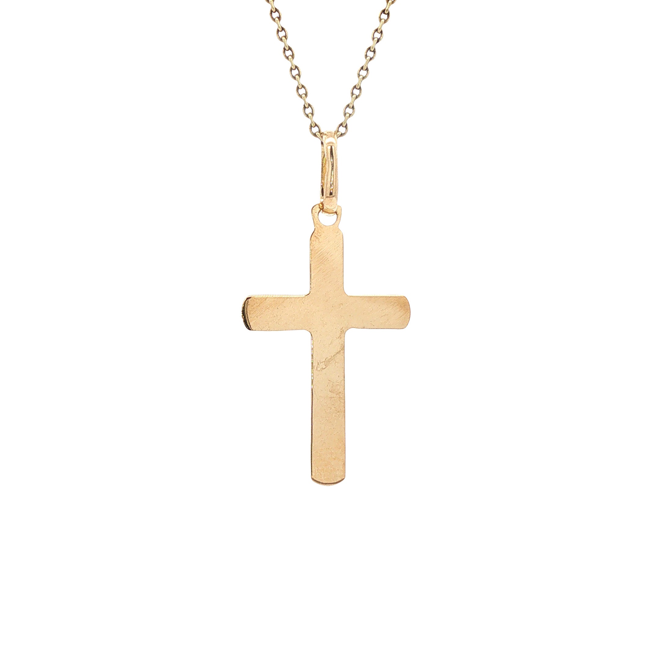Gouden hanger kruis 14 karaat