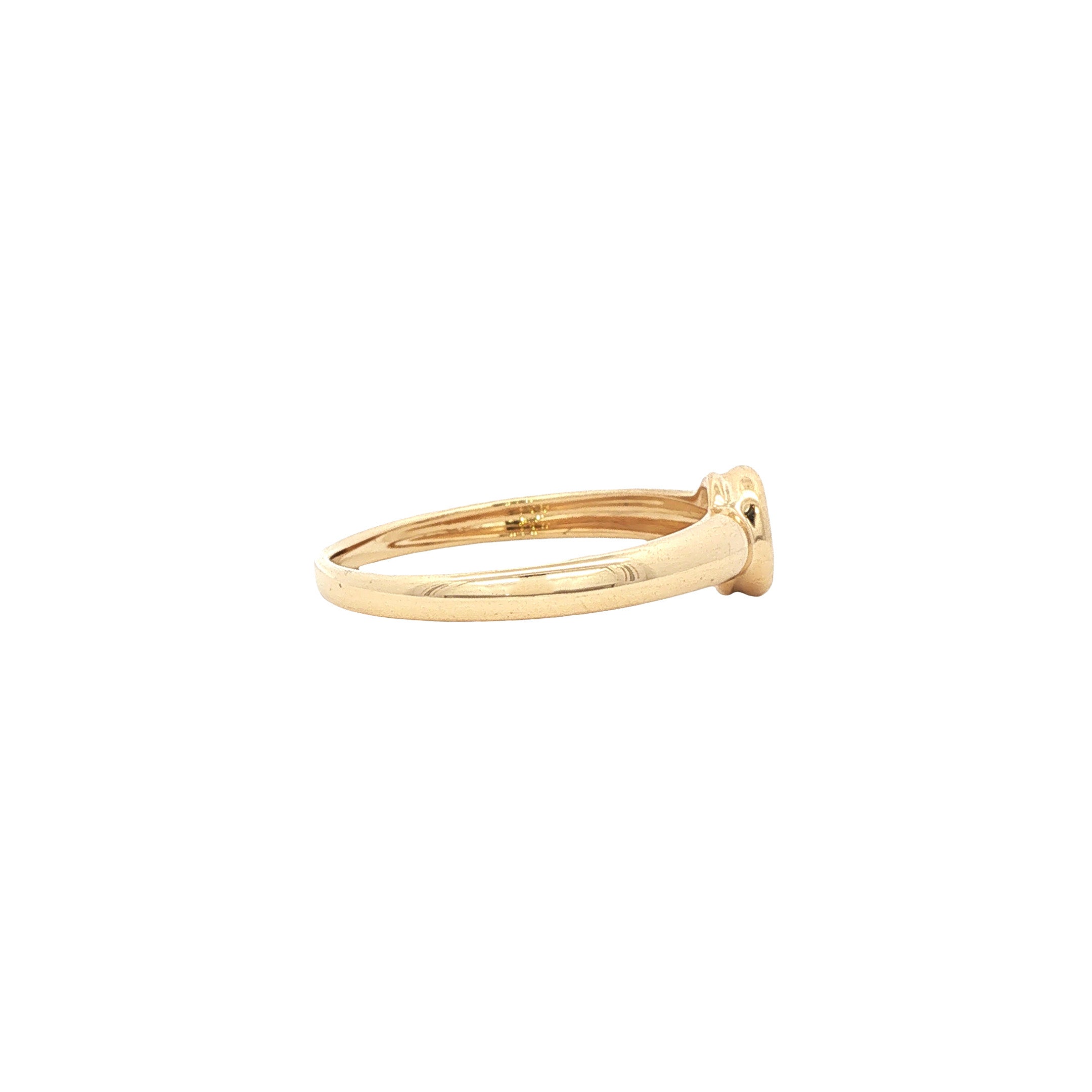 Gouden ring met diamant 18 karaat