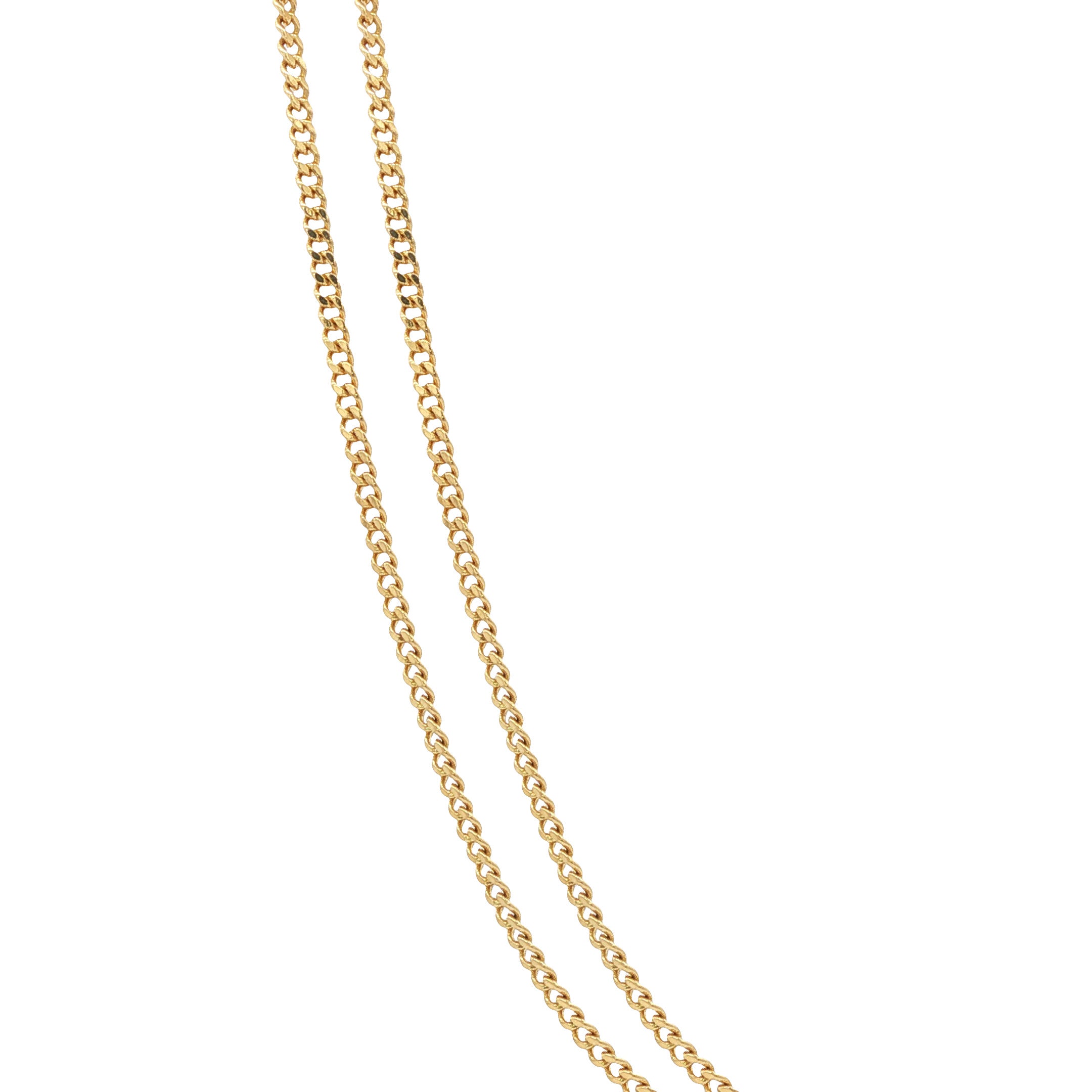 Gold gourmet necklace, 48.5 cm, 14 karat
