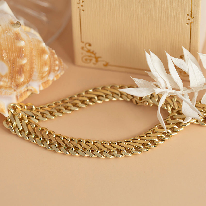 Gouden armband 18.5 cm 14 karaat