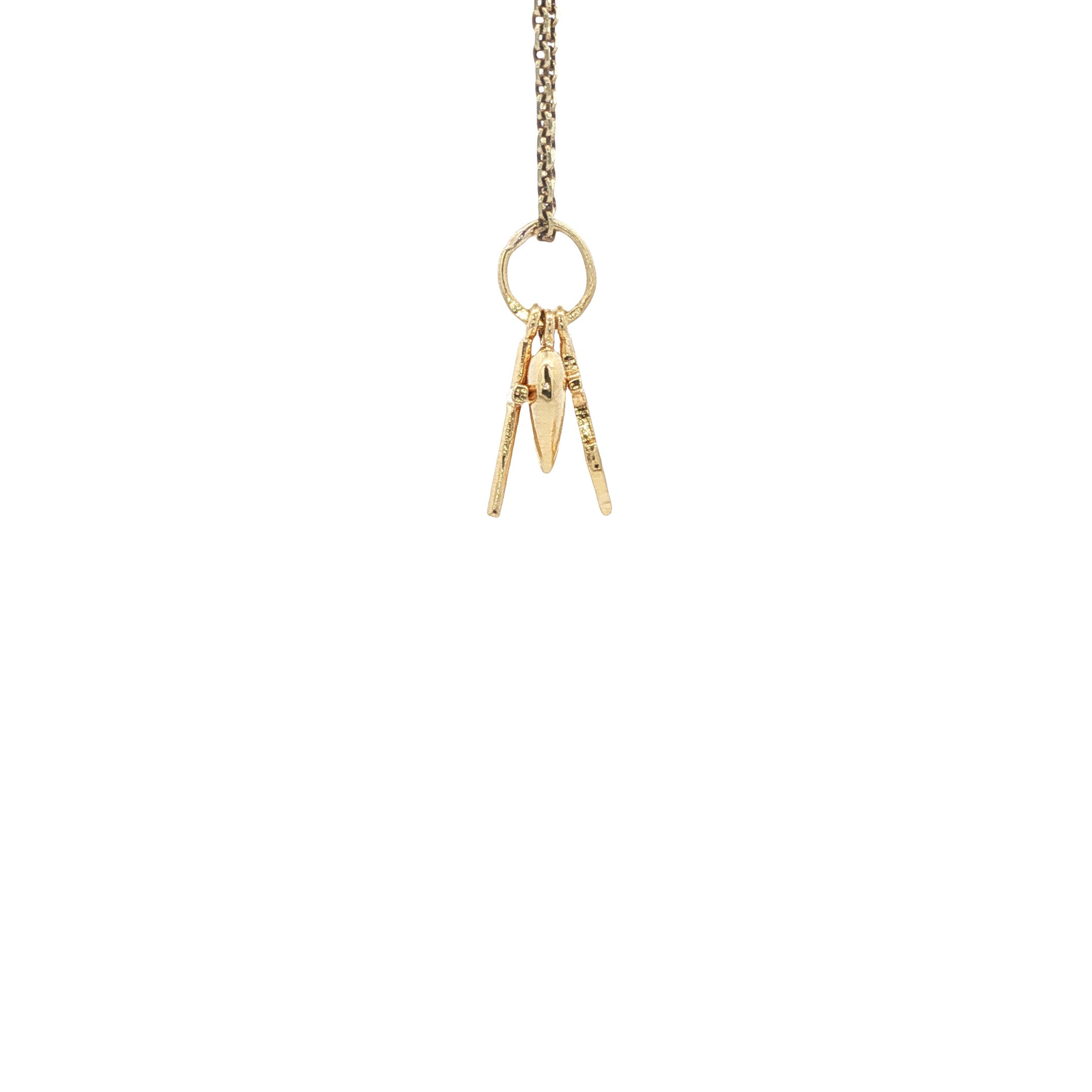 Gouden hanger geloof, hoop en liefde 14 karaat