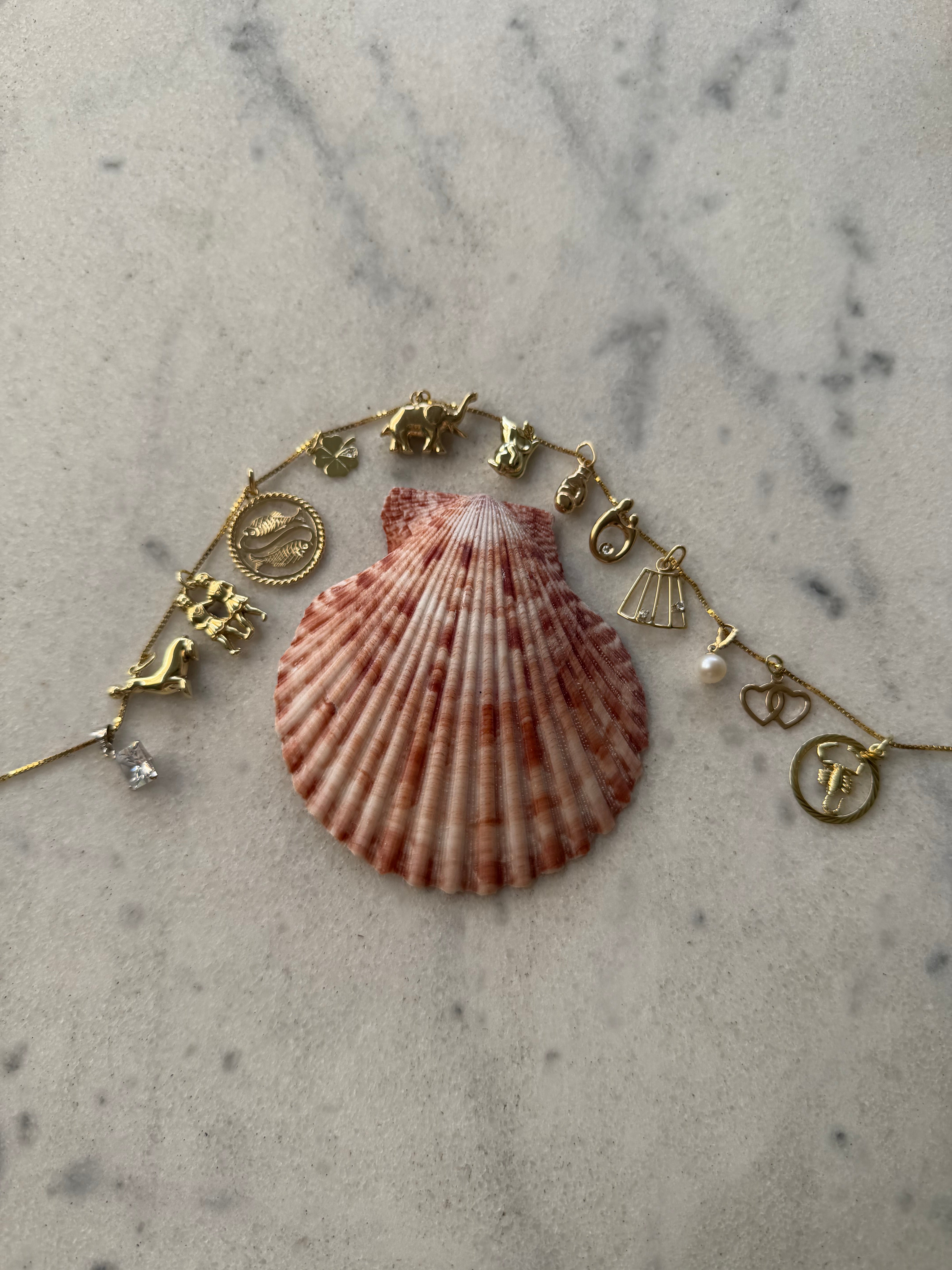 Witgouden hanger met zirkonia 14 karaat